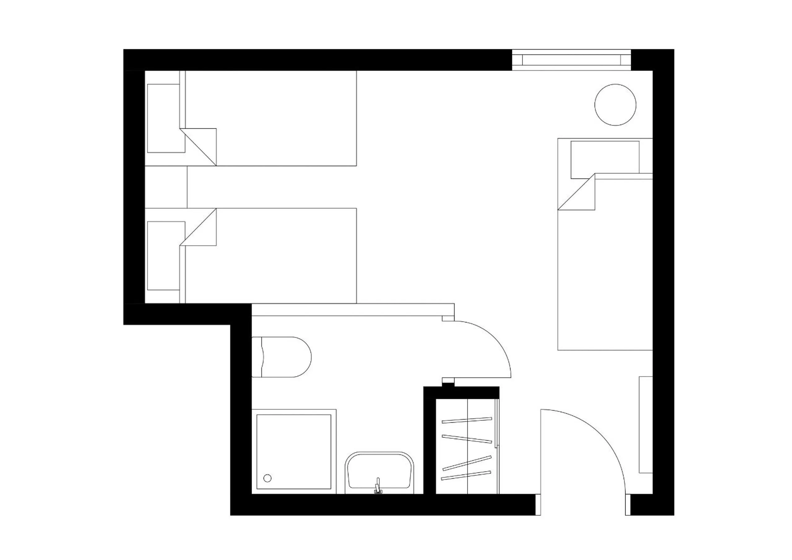 Floor plan in Villa Fantasia Budget Boutique Hotel