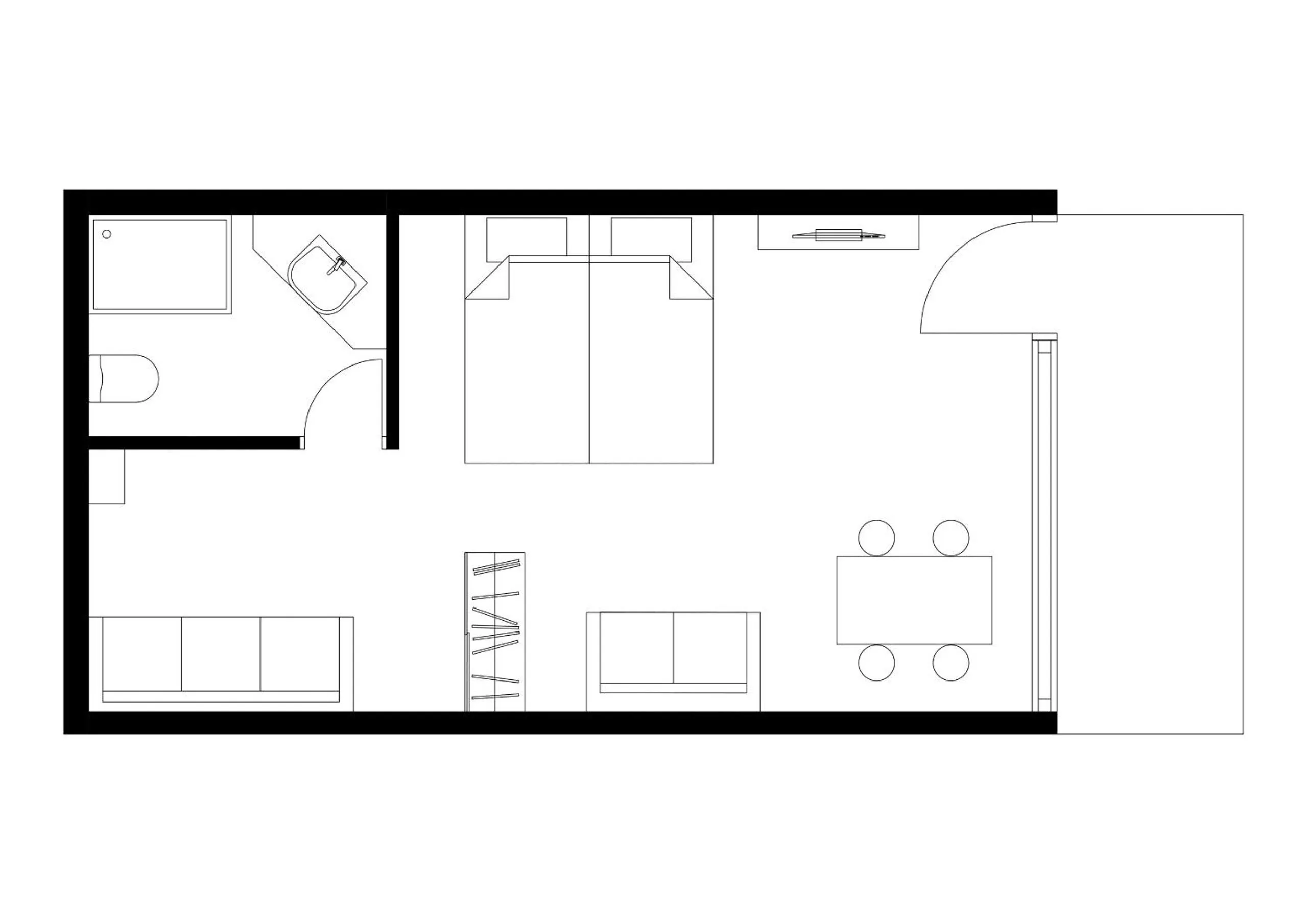 Floor plan in Villa Fantasia Budget Boutique Hotel