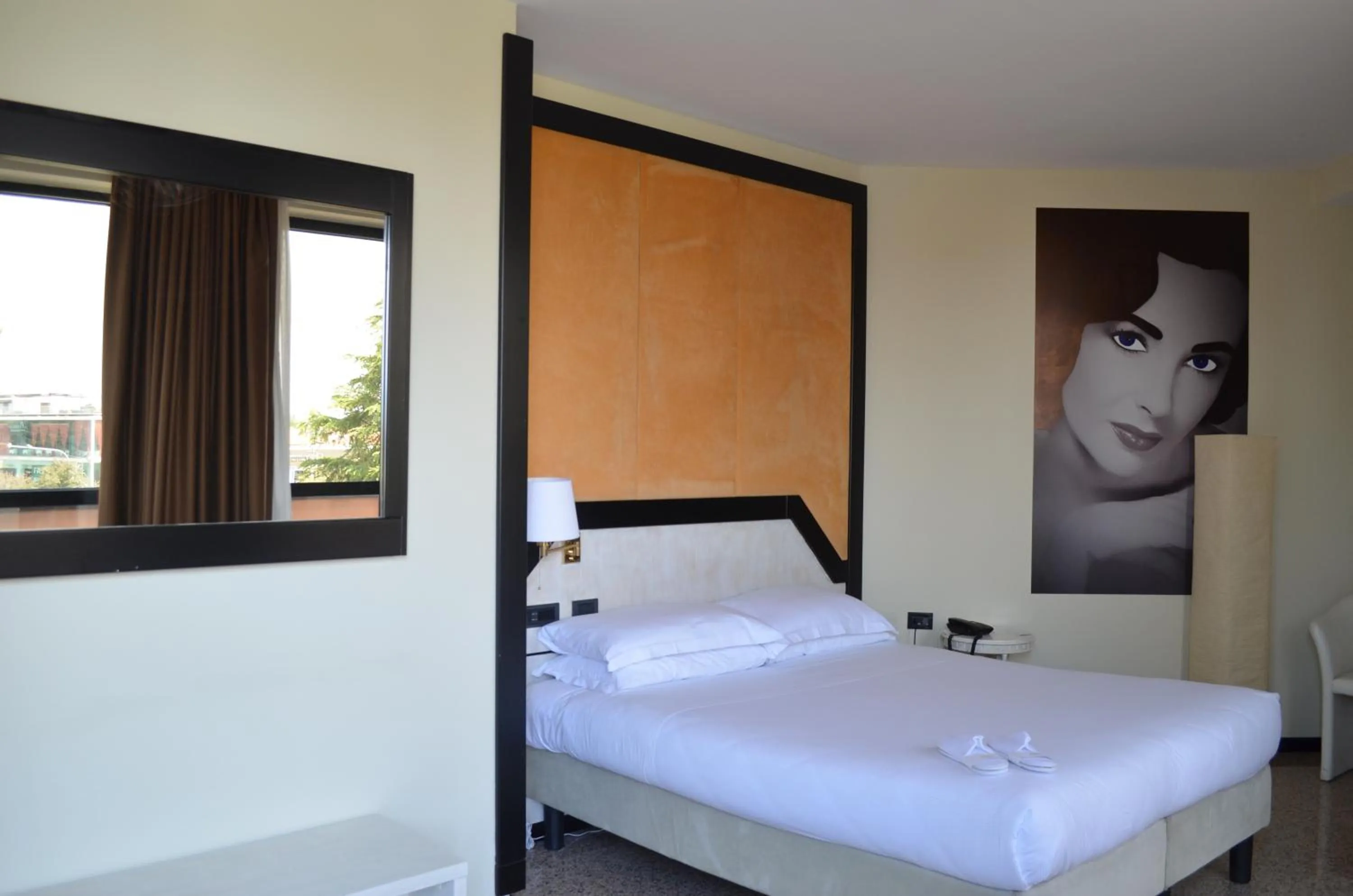 Bed in Hotel Diamante