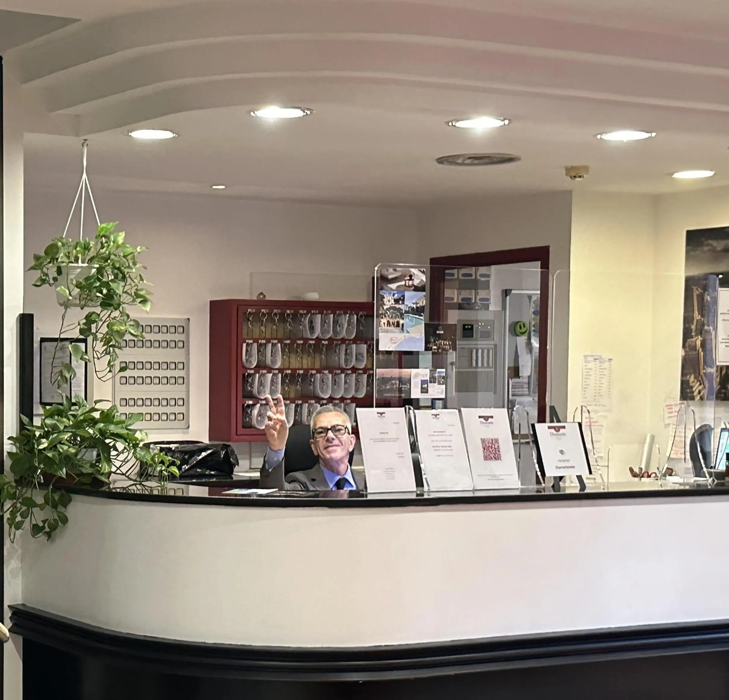 Lobby or reception in Hotel Diamante