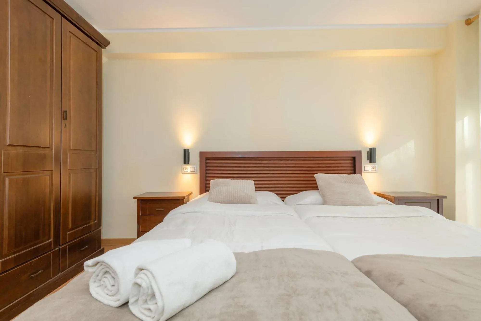 Bed in Apartamento céntrico en Girona
