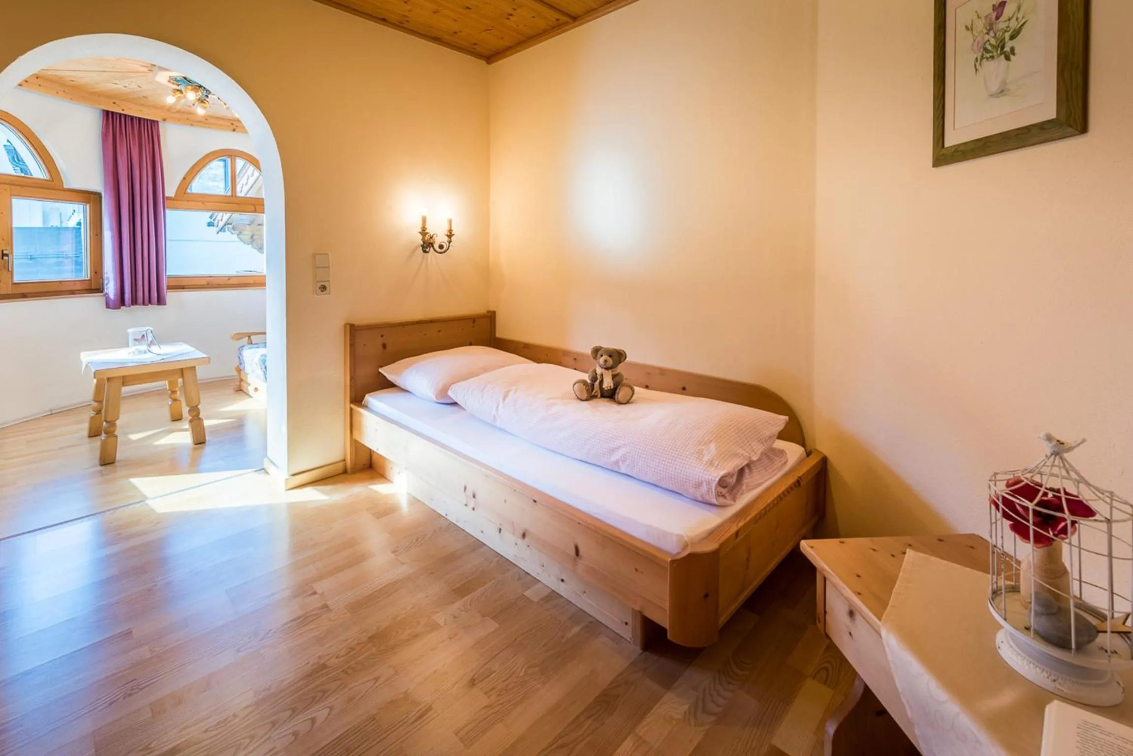 Bed in Appartementhaus Alpenrose