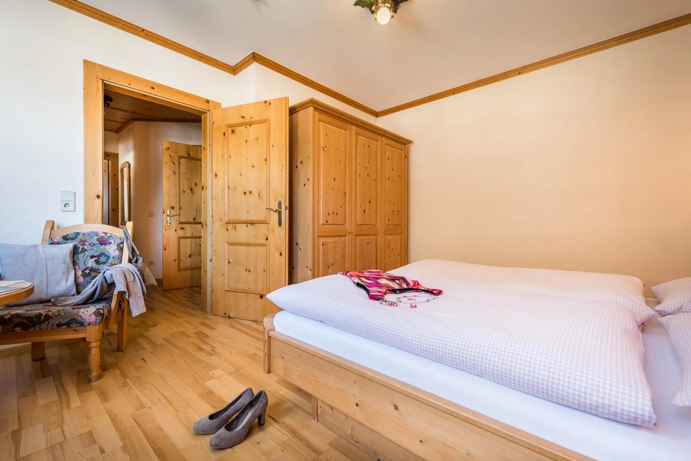 Bed in Appartementhaus Alpenrose