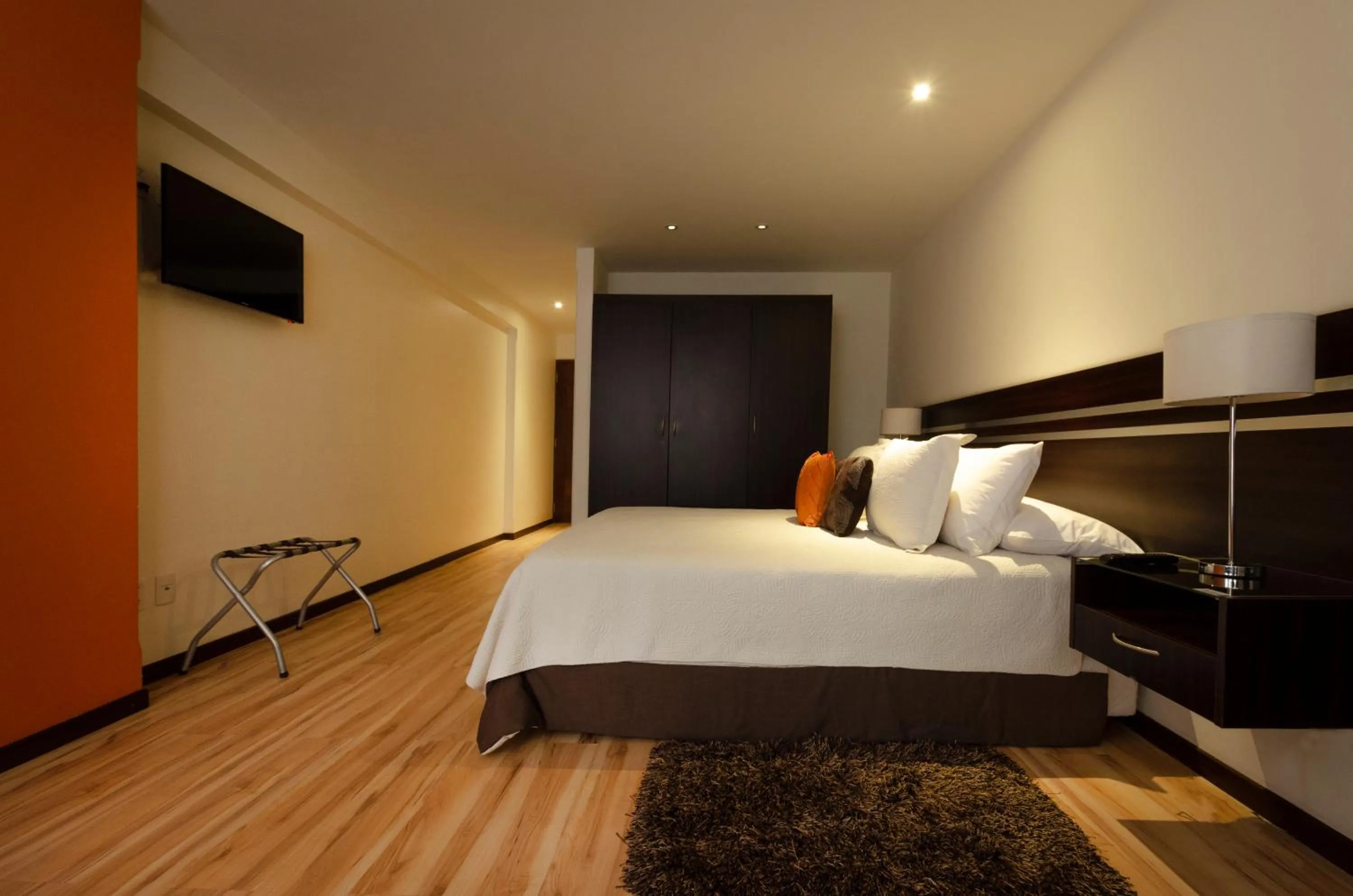 Bed in Hotel NC La Paz