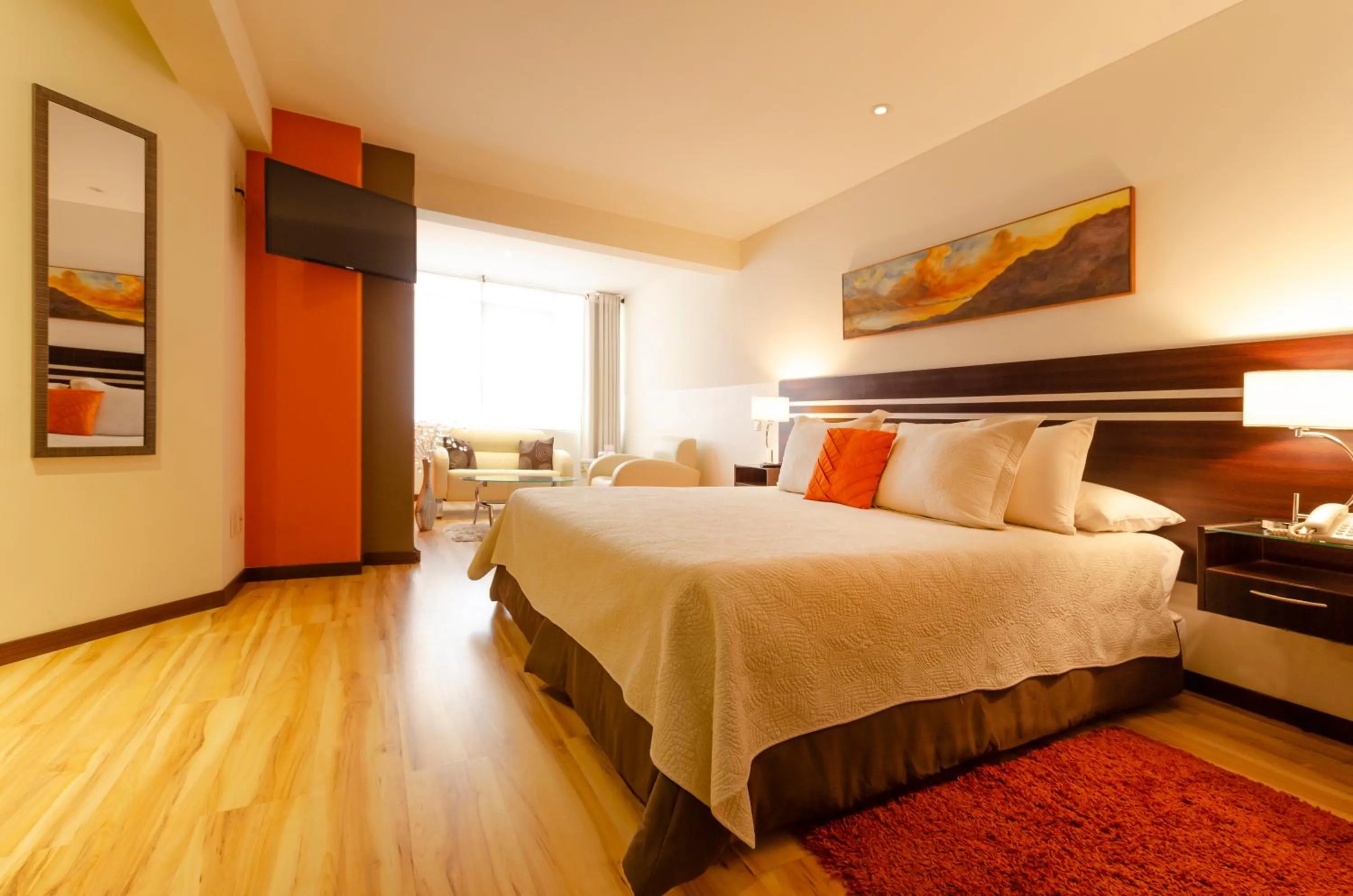 Bed in Hotel NC La Paz