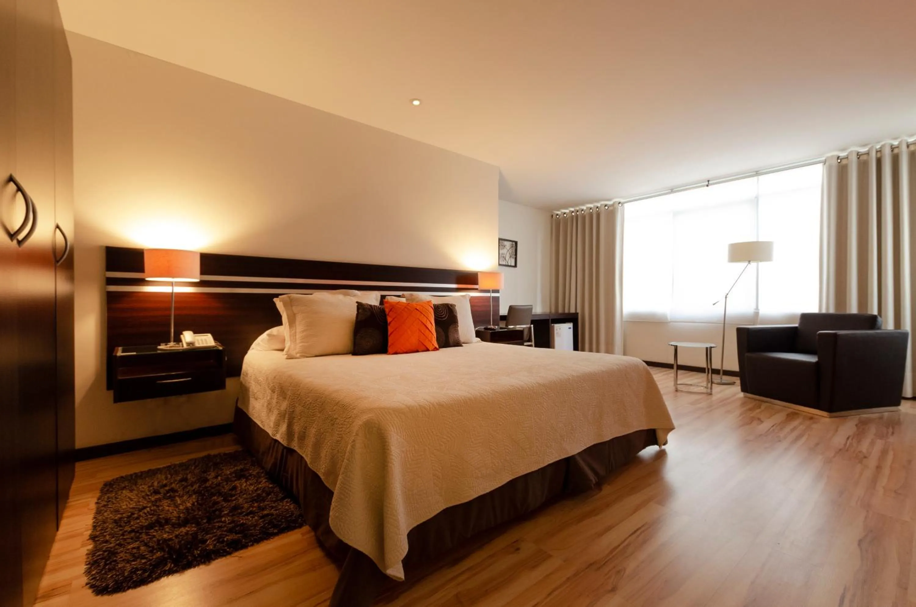Bed in Hotel NC La Paz