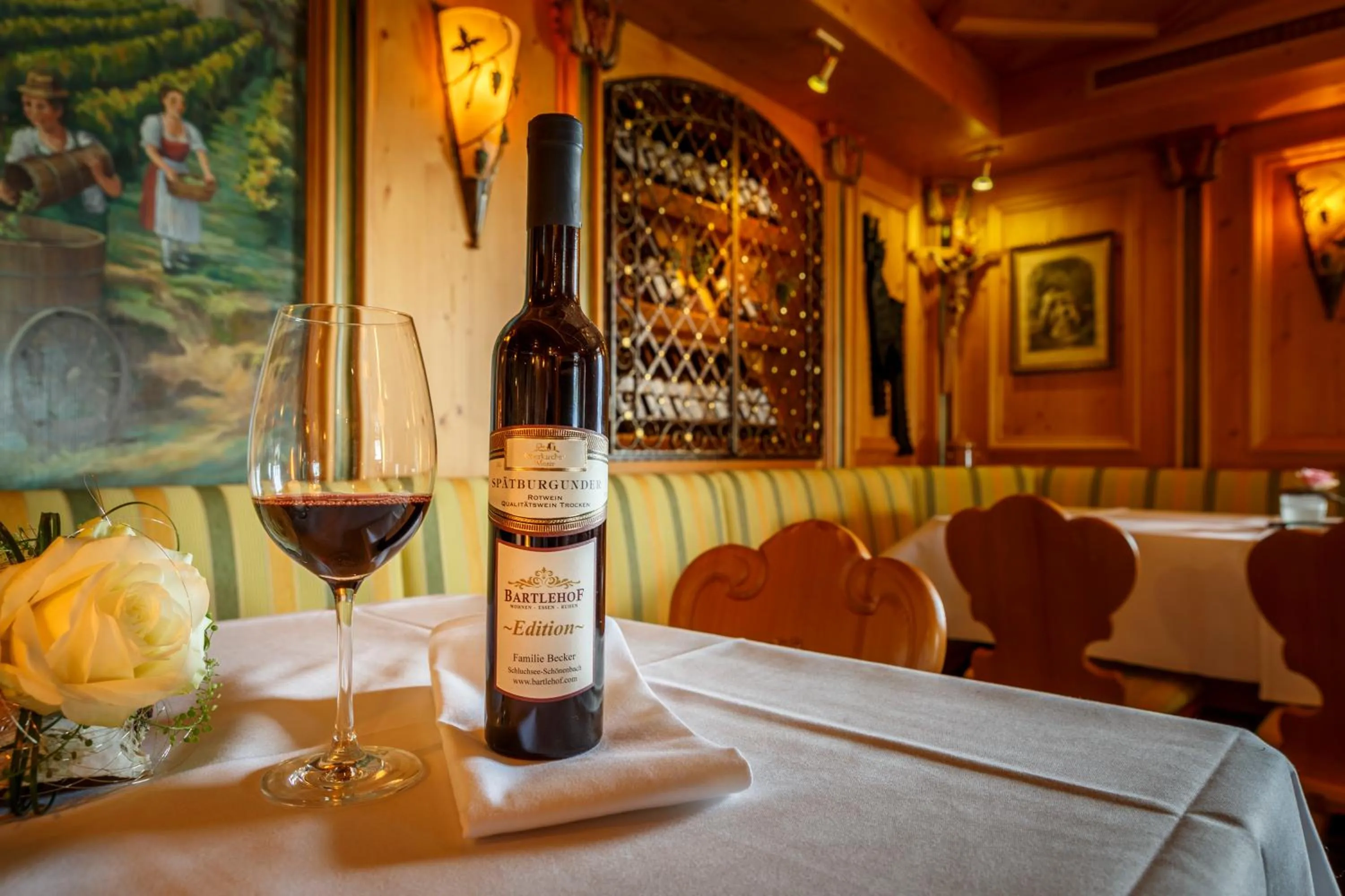 Food and drinks in Landhotel Bartlehof