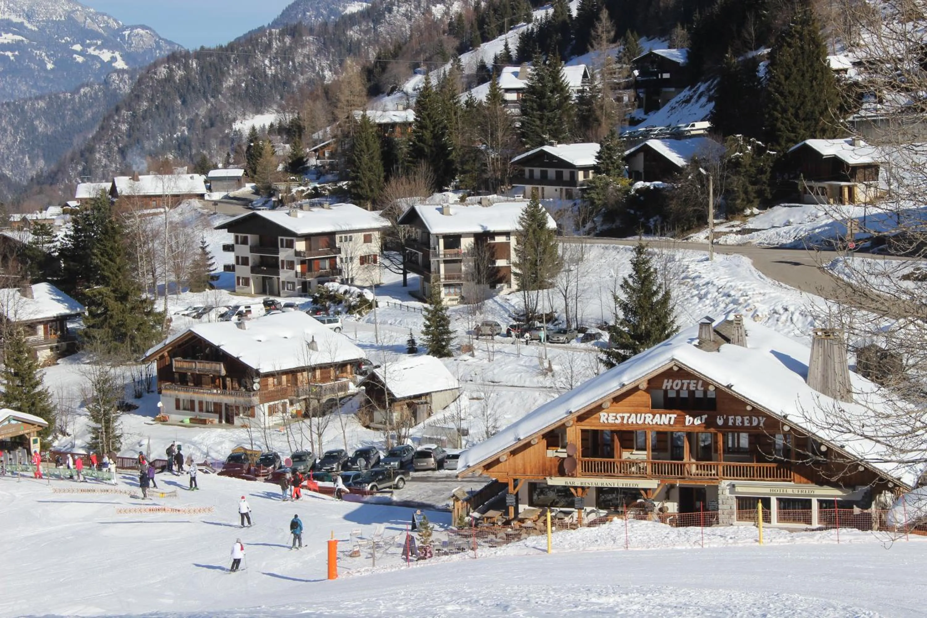 Winter in Hôtel Restaurant U'Fredy