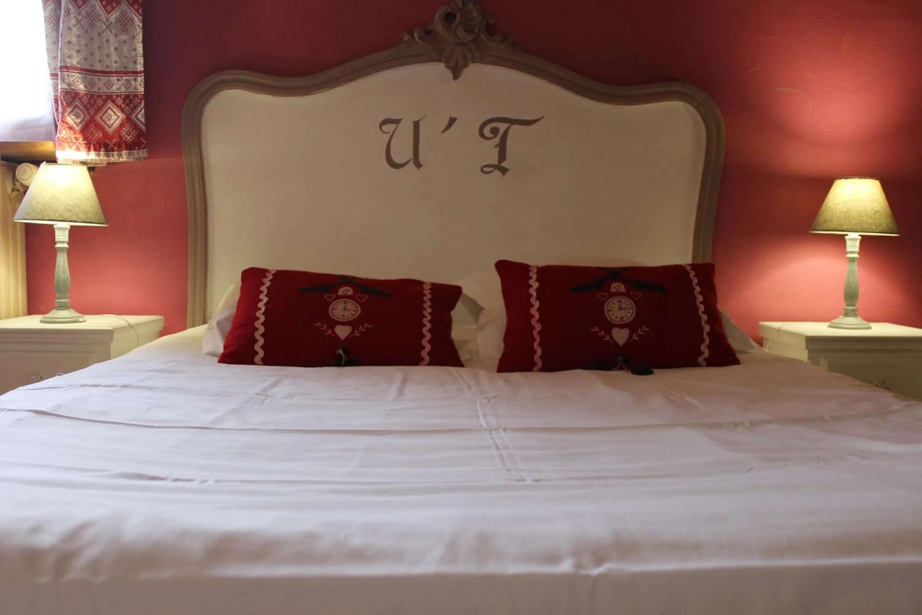 Bedroom, Bed in Hôtel Restaurant U'Fredy