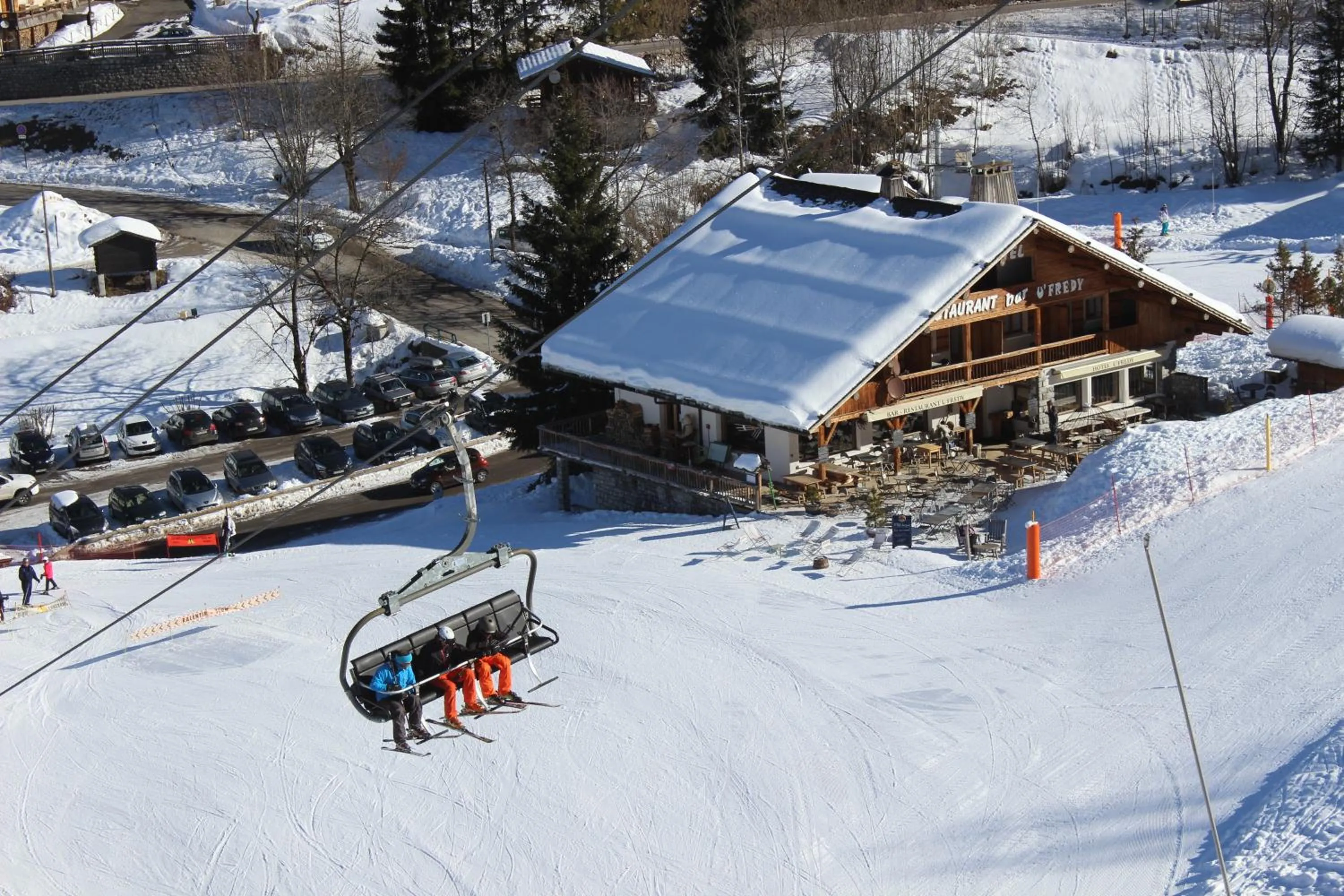 Winter in Hôtel Restaurant U'Fredy