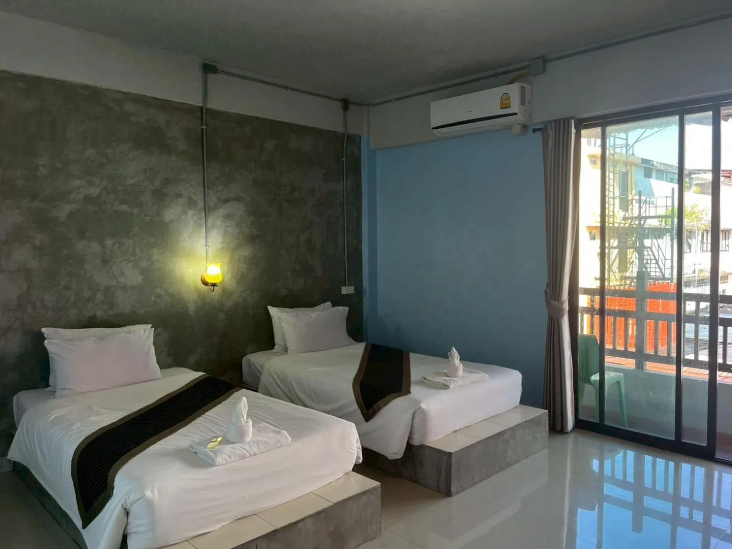 Bed in The Guest Hotel Krabi