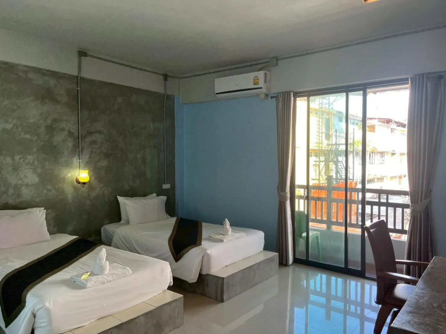 Bed in The Guest Hotel Krabi