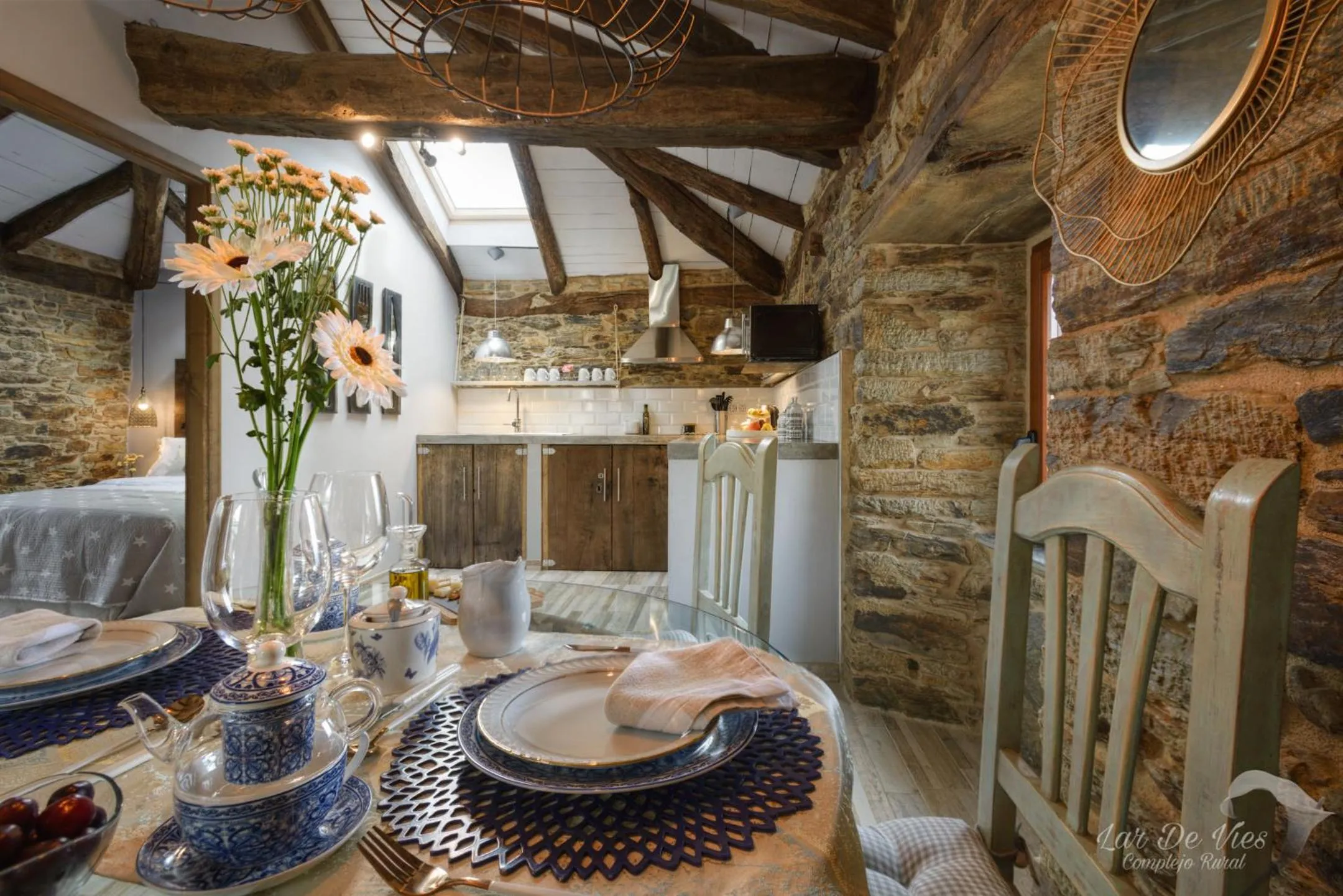 Dining area in Complejo Rural Lar de Vies