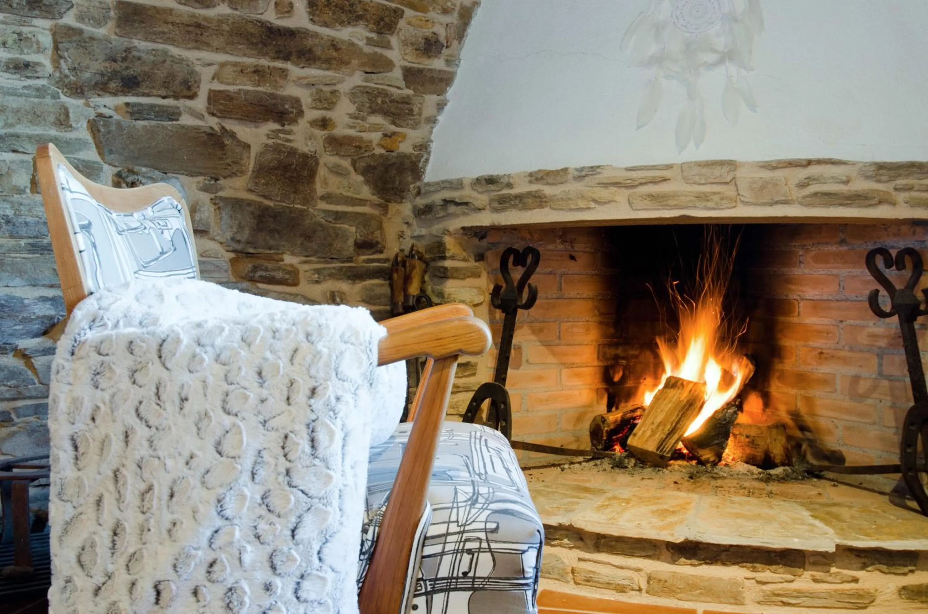 Living room in Complejo Rural Lar de Vies