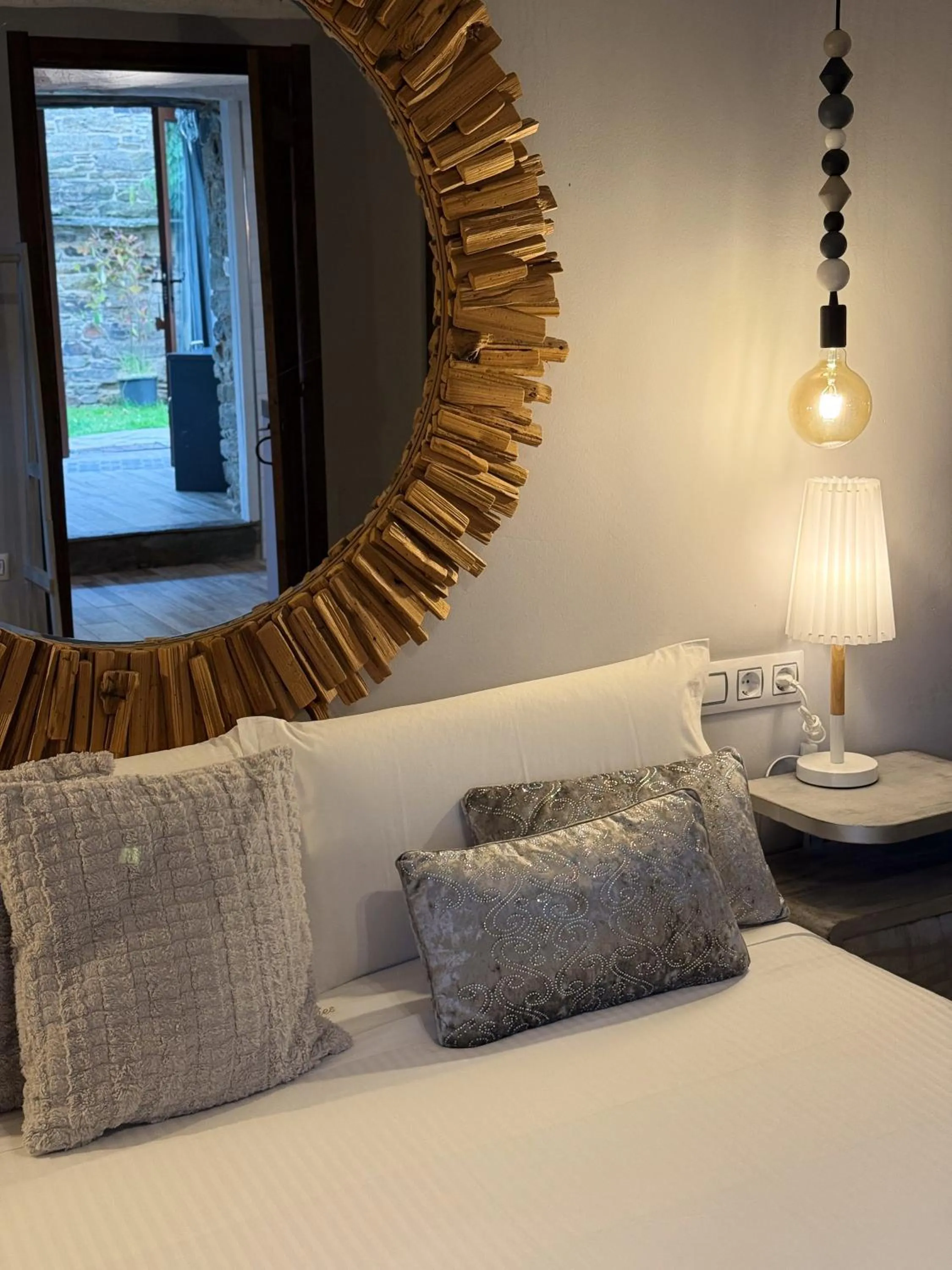 Photo of the whole room, Bed in Complejo Rural Lar de Vies