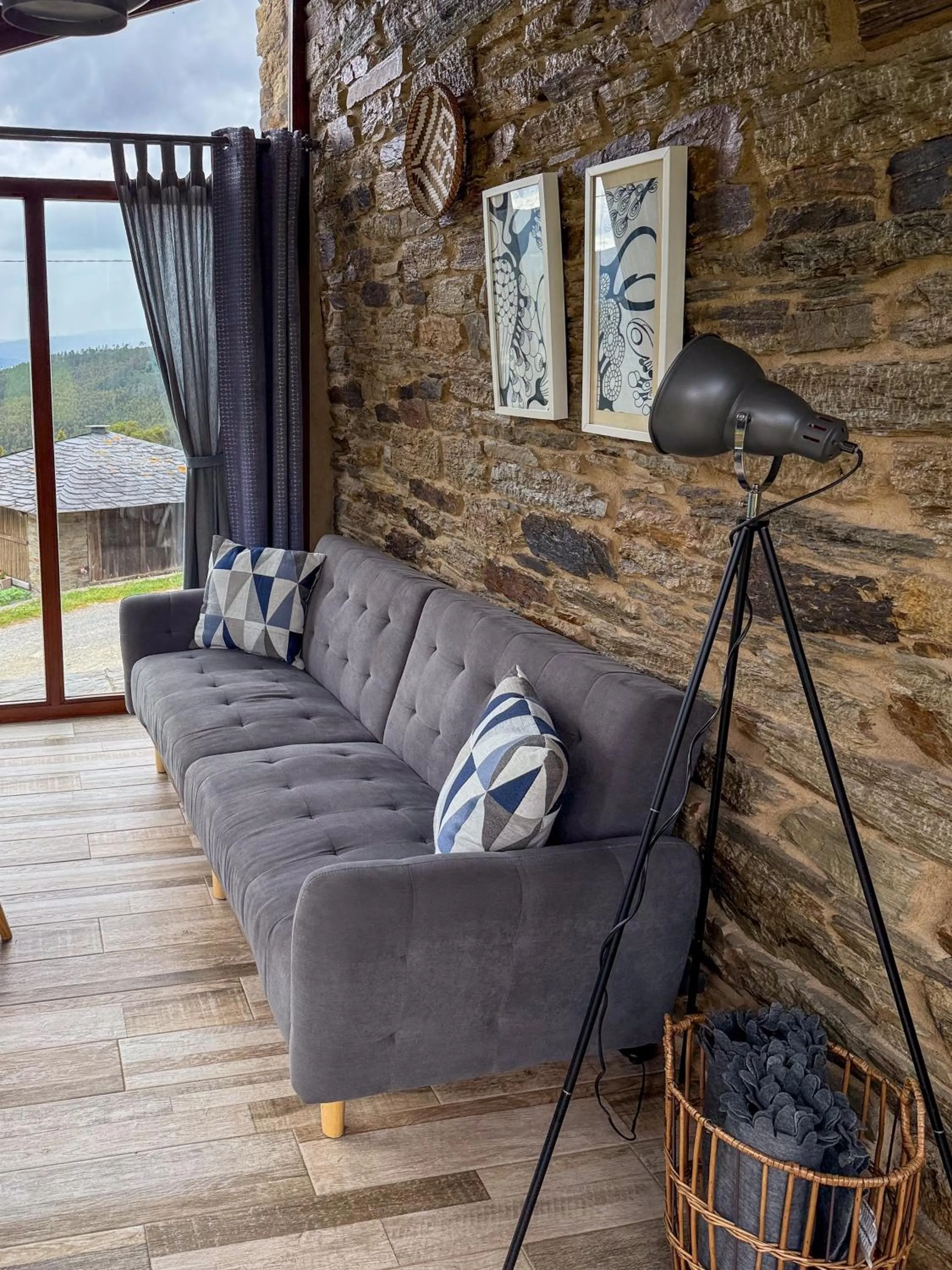 Living room in Complejo Rural Lar de Vies