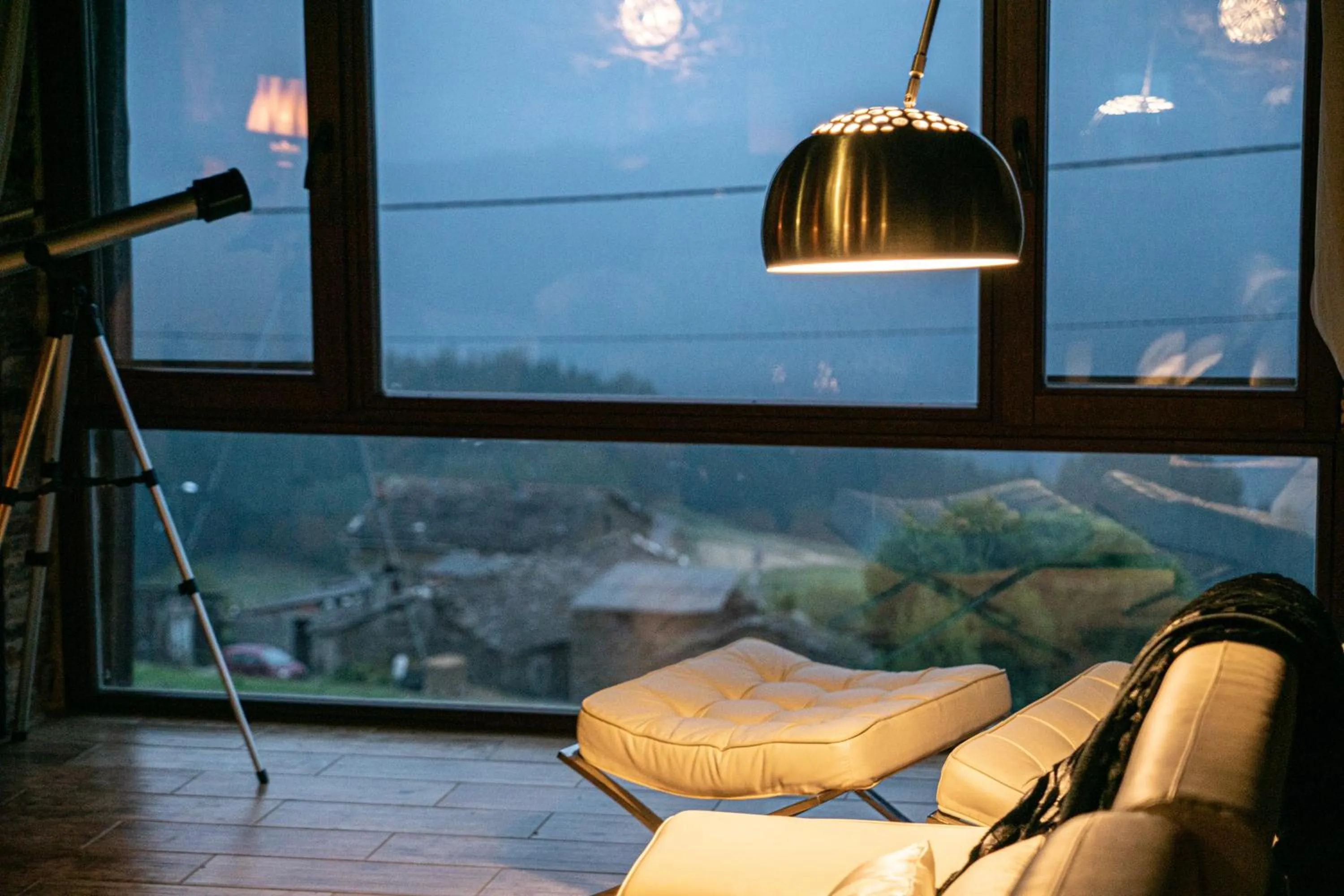 Seating area in Complejo Rural Lar de Vies