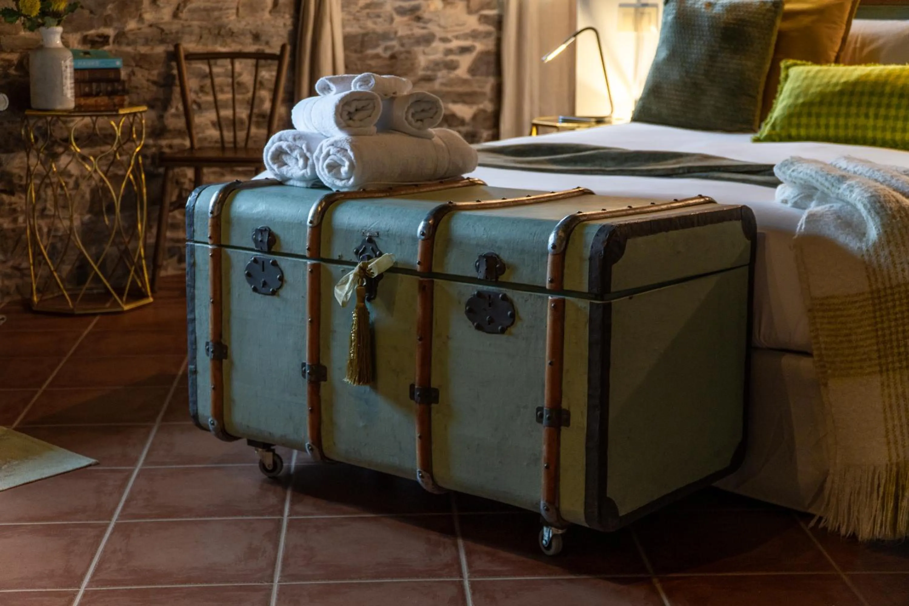 Bedroom, Bed in Complejo Rural Lar de Vies