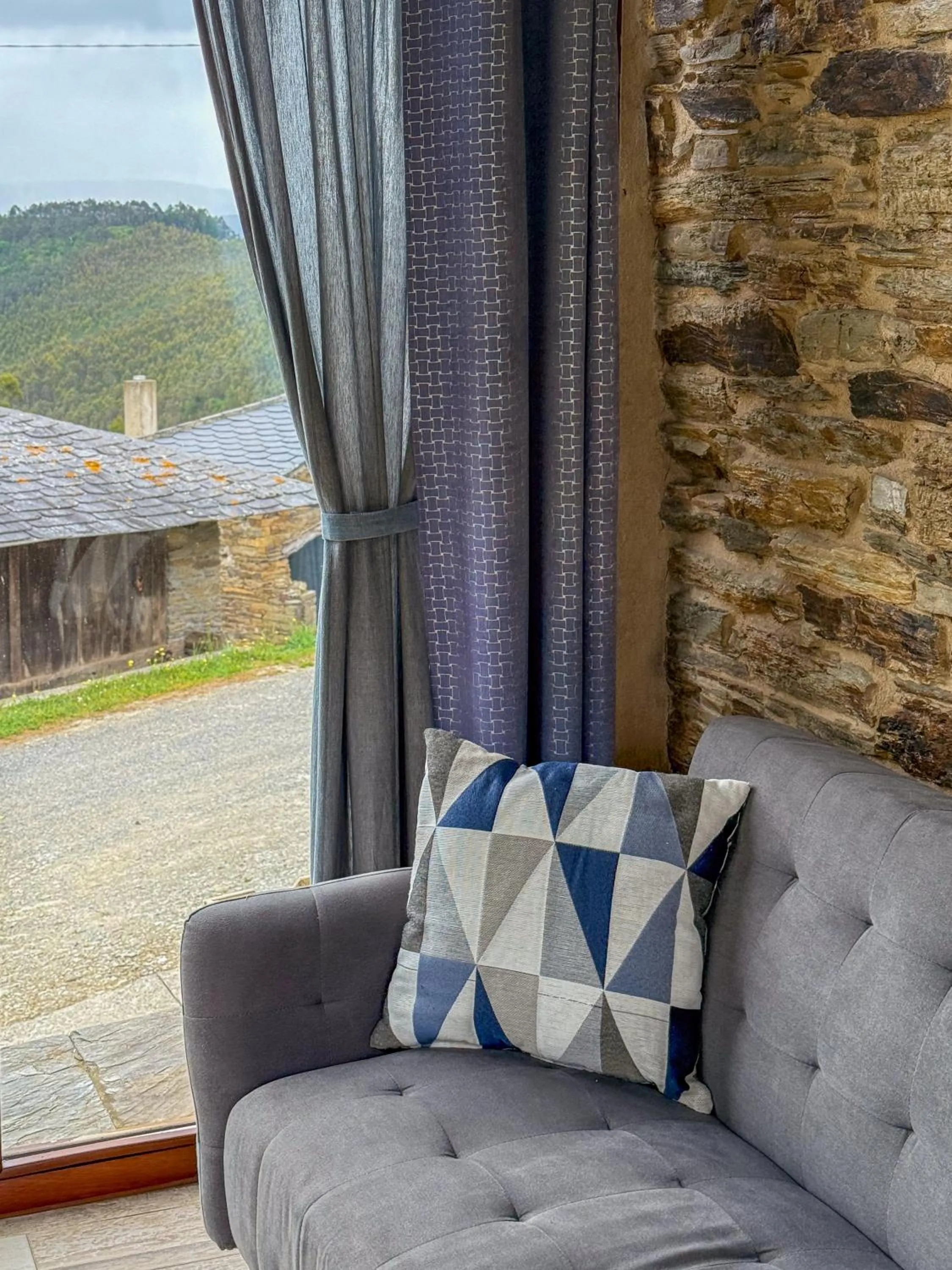 Living room in Complejo Rural Lar de Vies