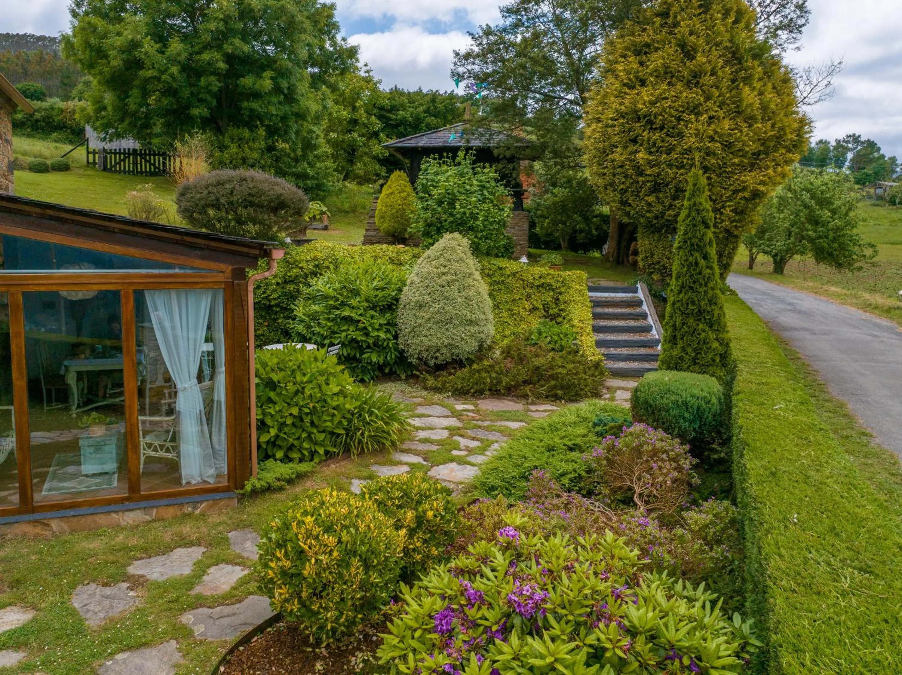 Garden in Complejo Rural Lar de Vies