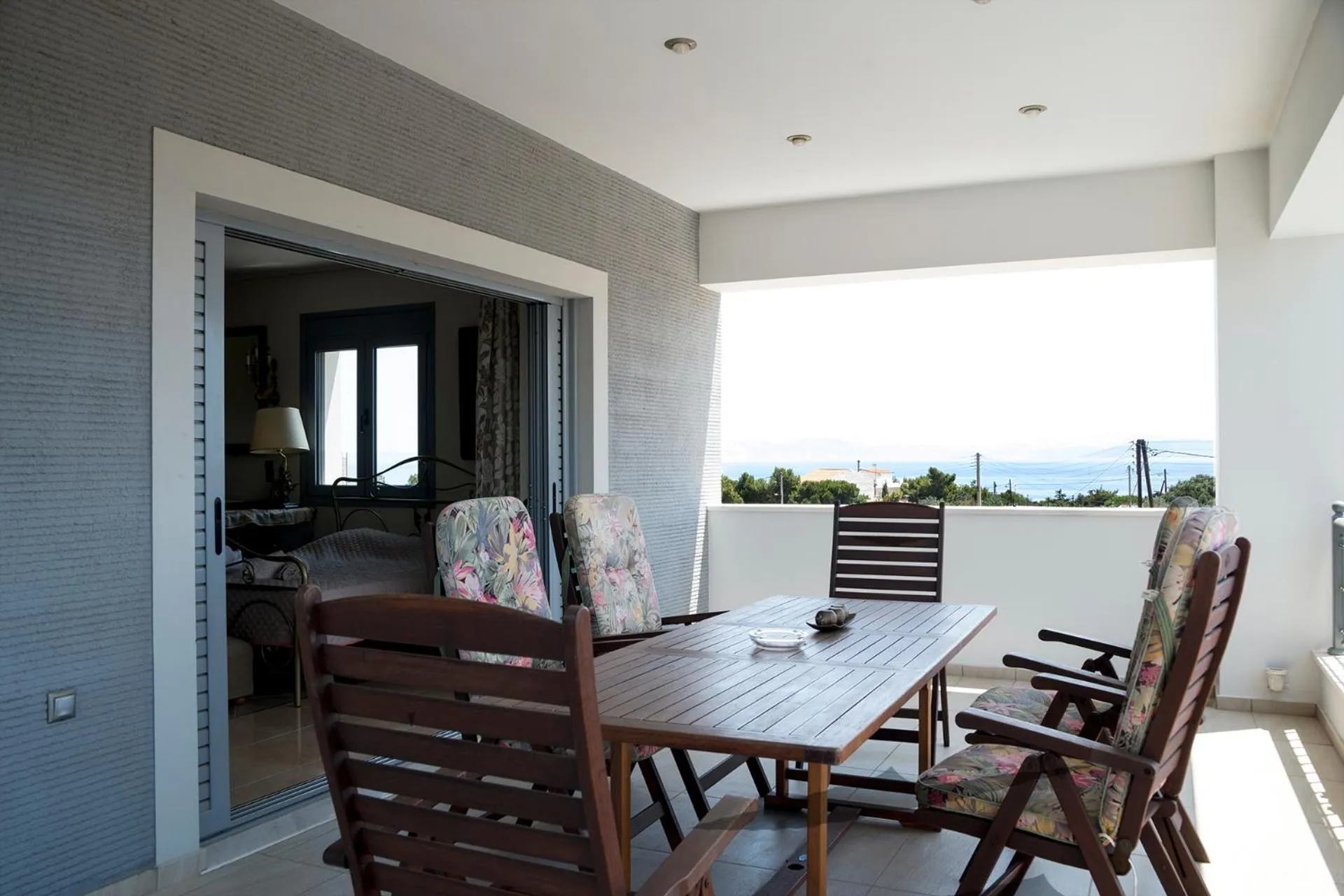 Balcony/Terrace in Villa d'Irene-near athens airport , 200 meters from the beach davis