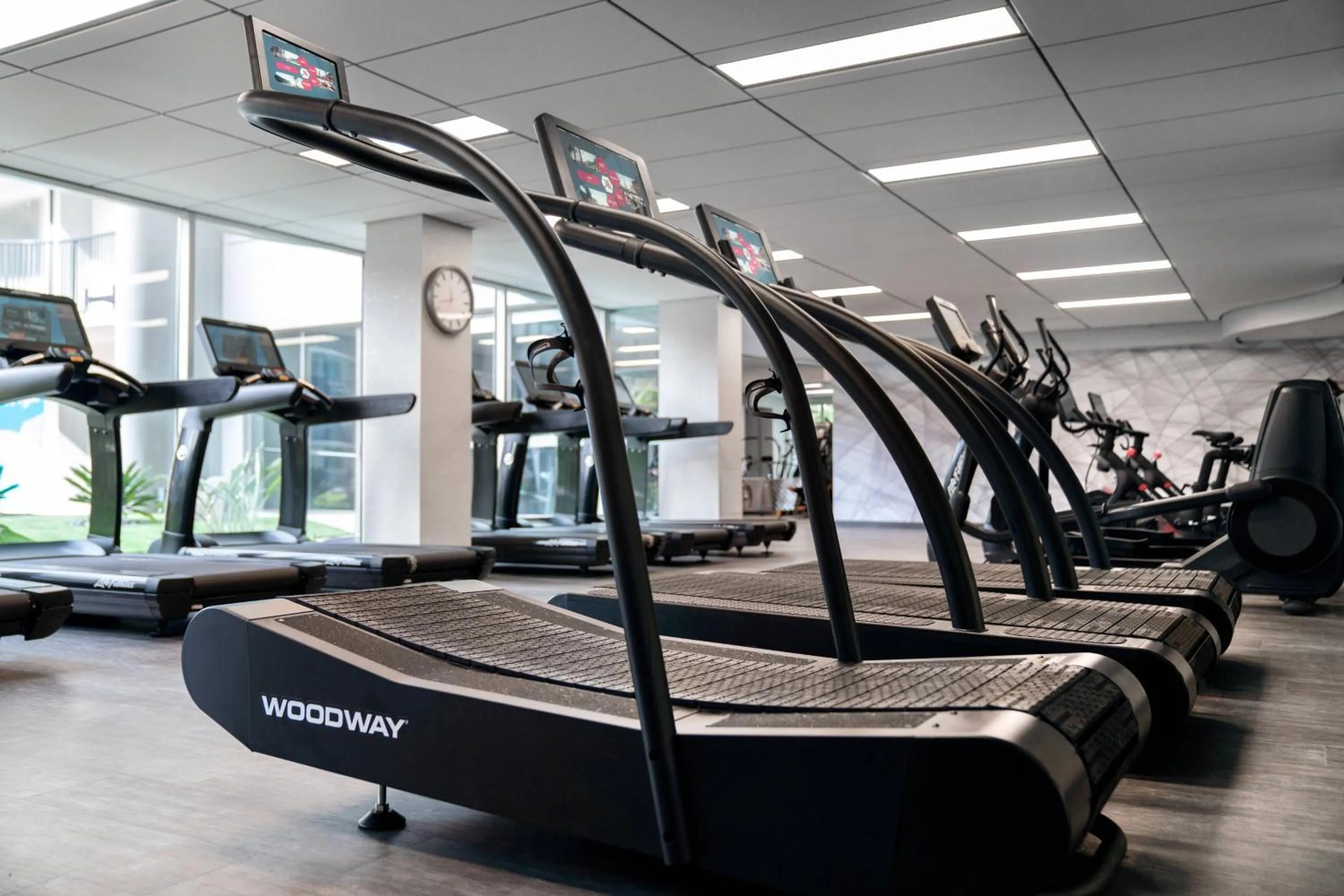 Fitness centre/facilities in Los Angeles Airport Marriott