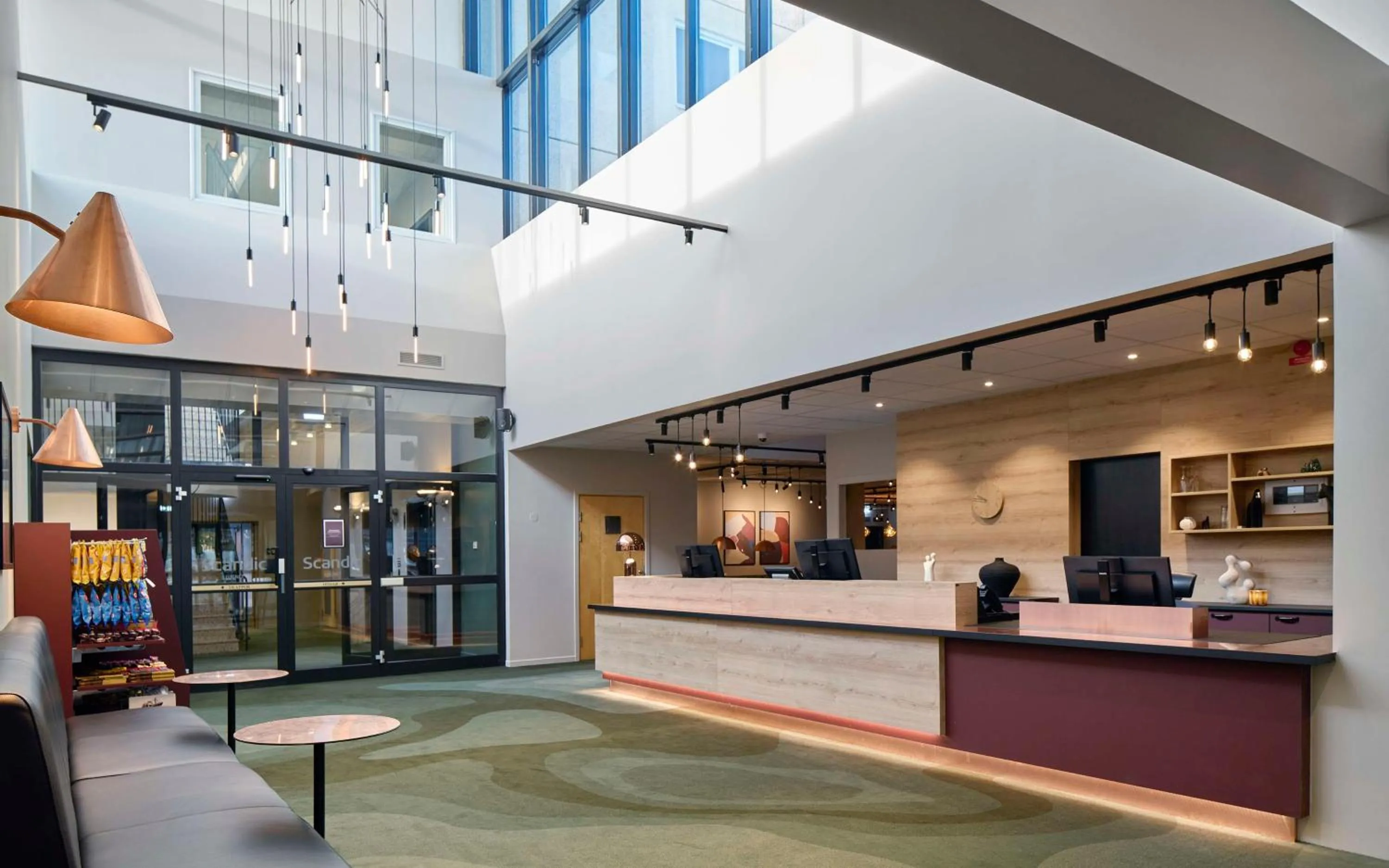 Lobby or reception in Scandic Lugnet