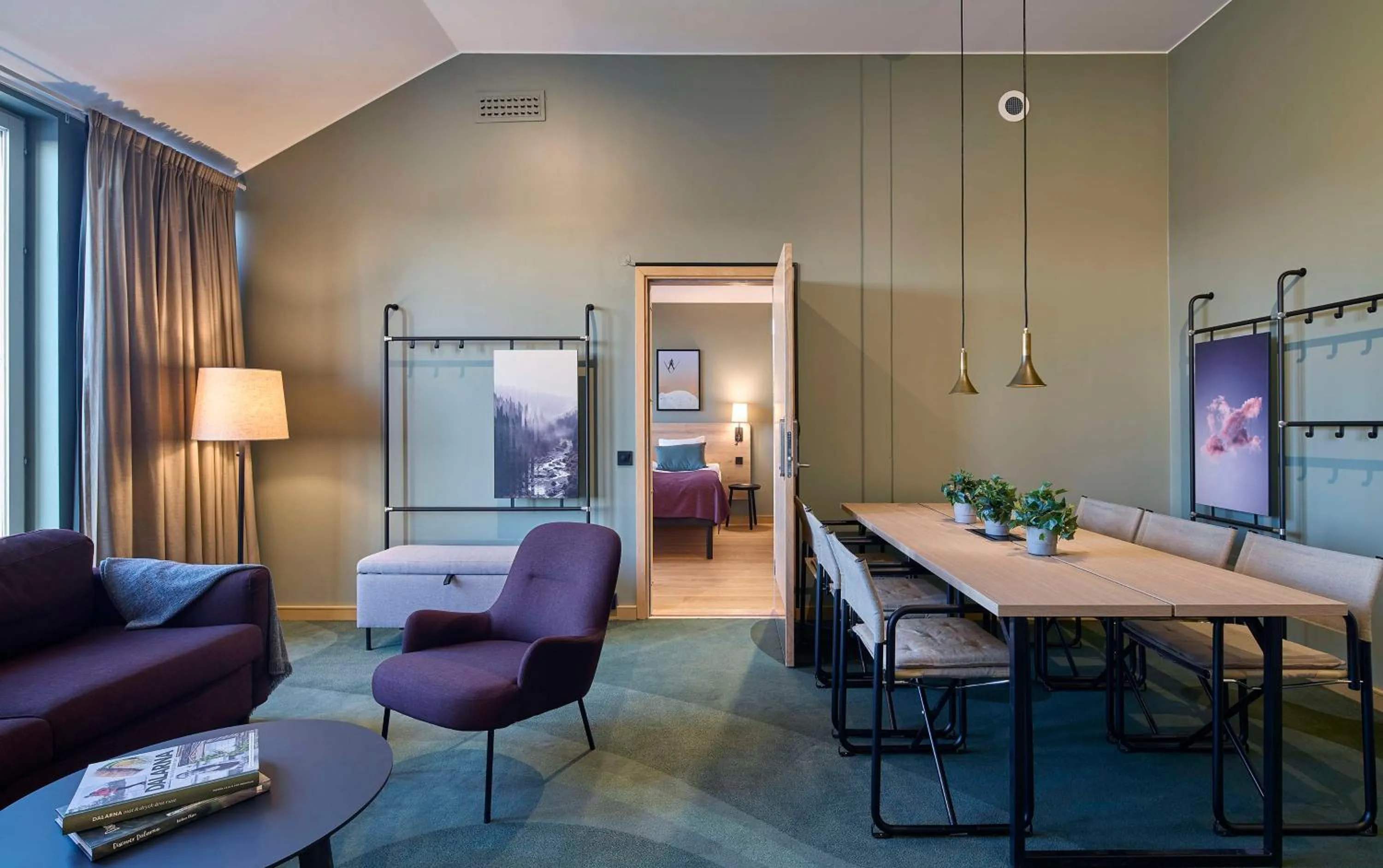 Bedroom in Scandic Lugnet