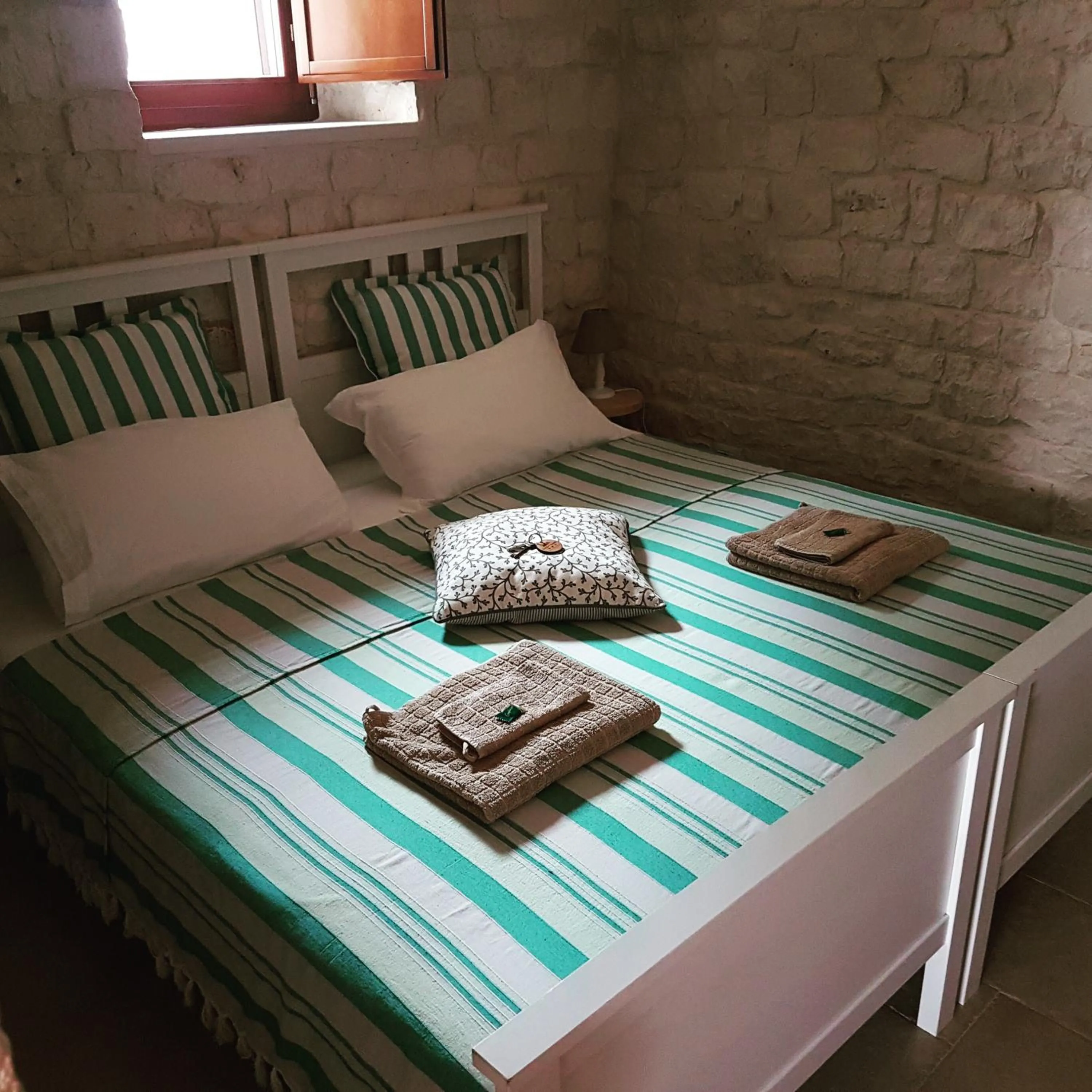 Bed in Trulli Petra Chiara