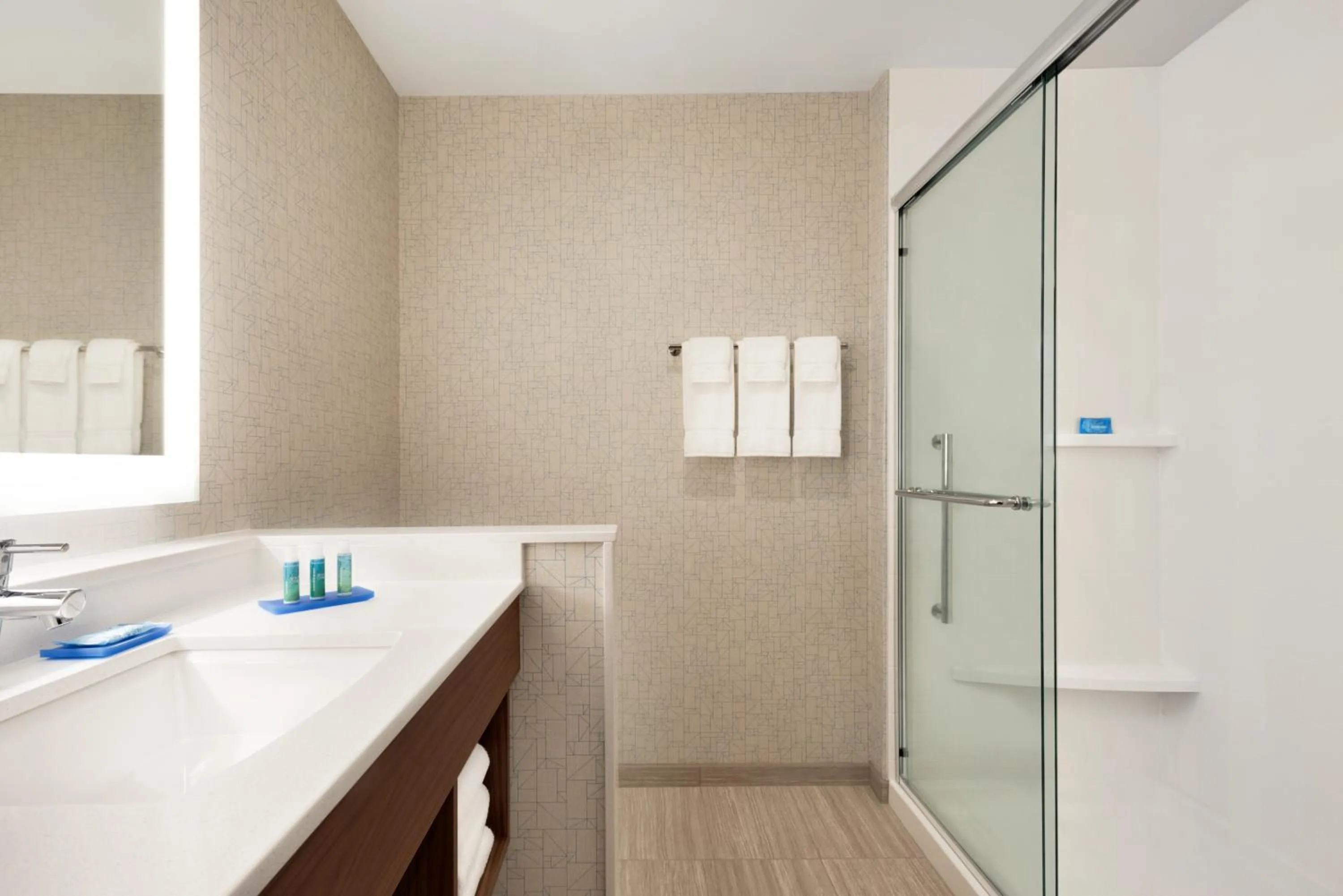 Shower in Holiday Inn Express & Suites - Cincinnati South - Wilder by IHG
