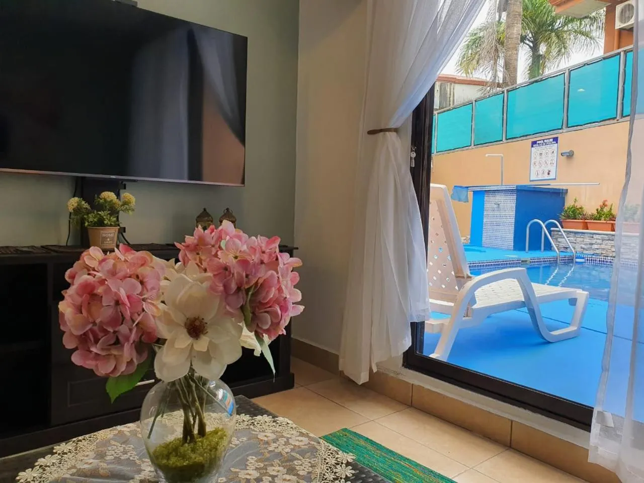 Living room in El Encanto Condominiums