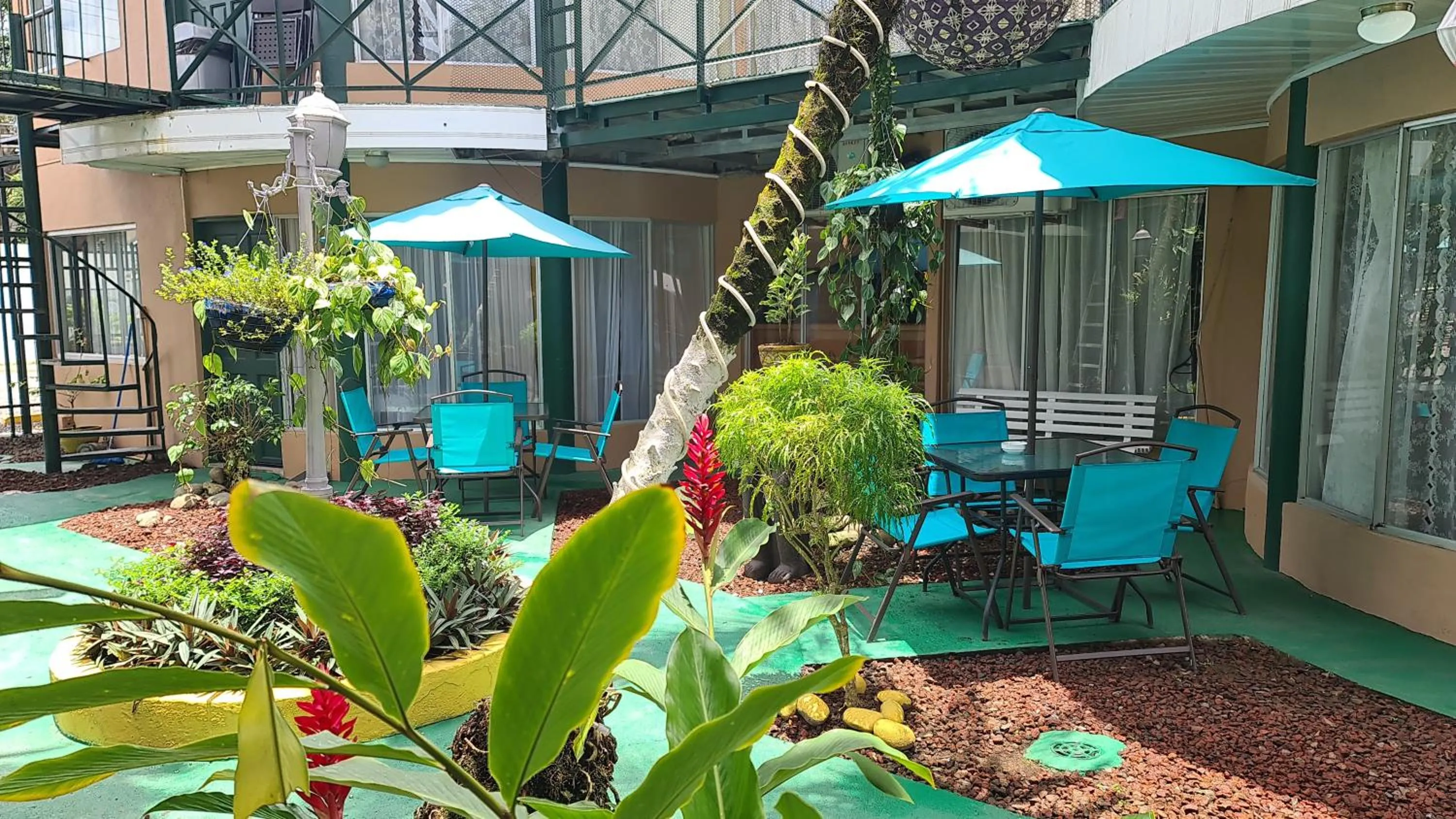 Seating area in El Encanto Condominiums