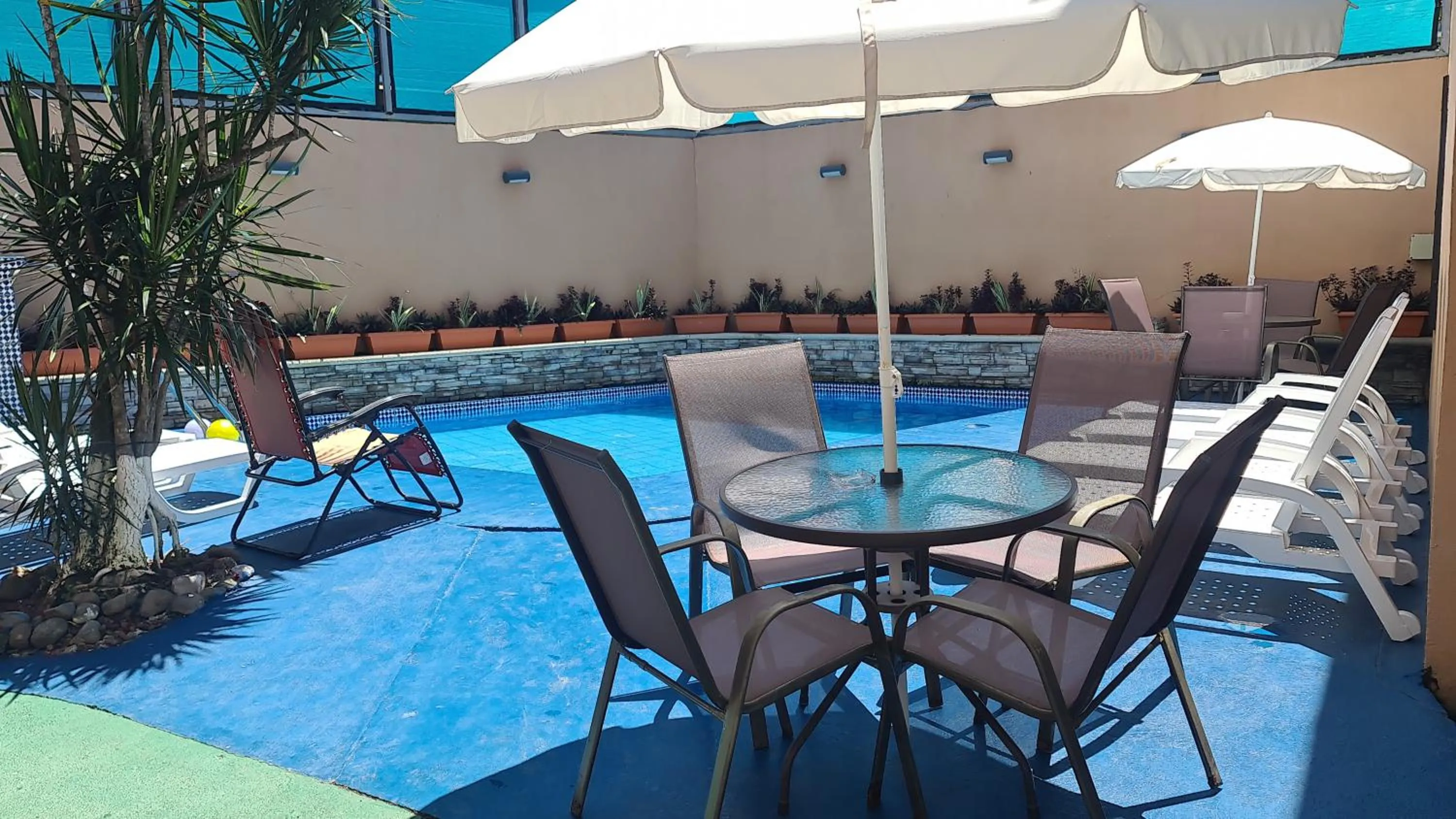 Pool view in El Encanto Condominiums