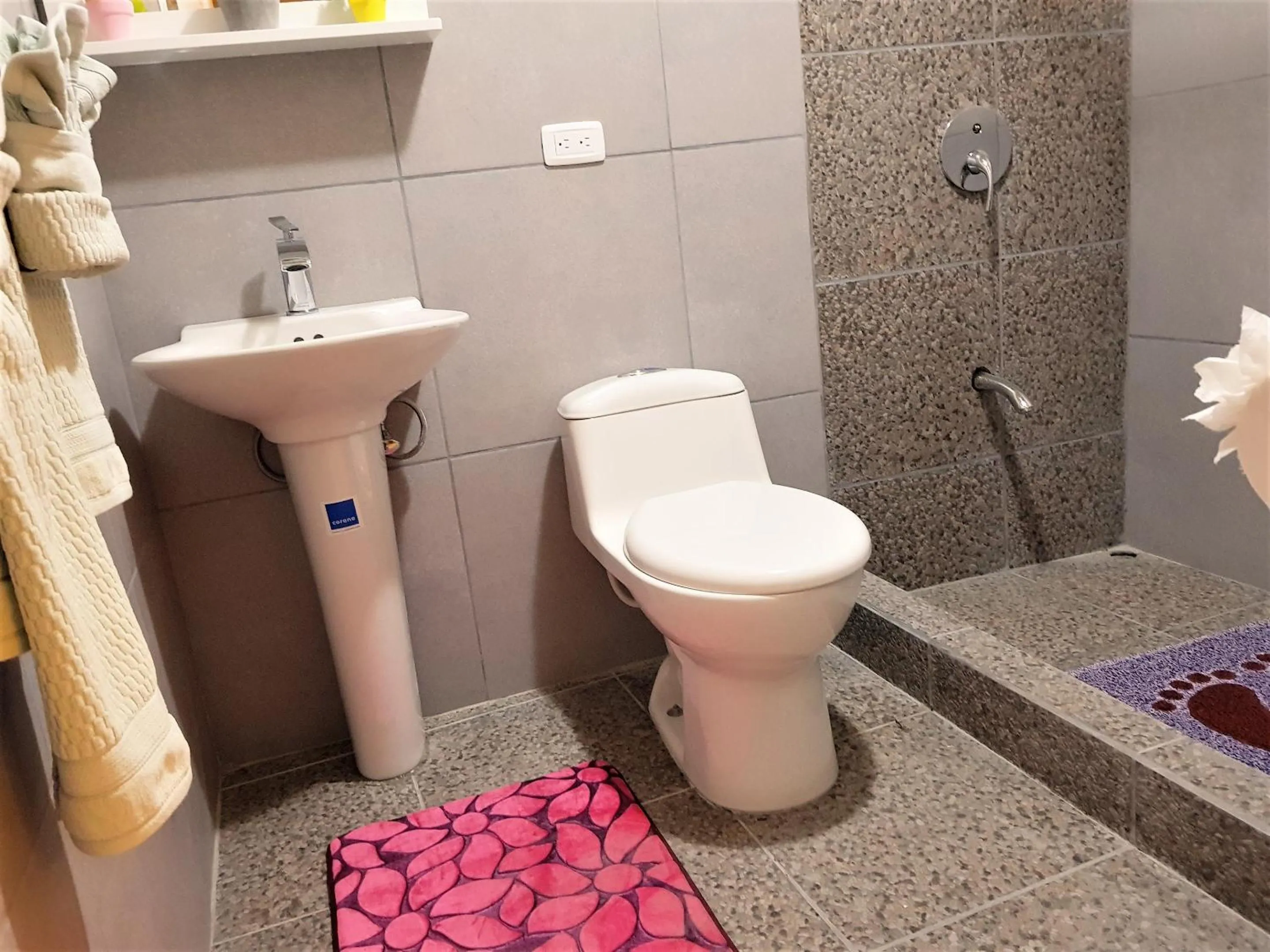 Shower in El Encanto Condominiums