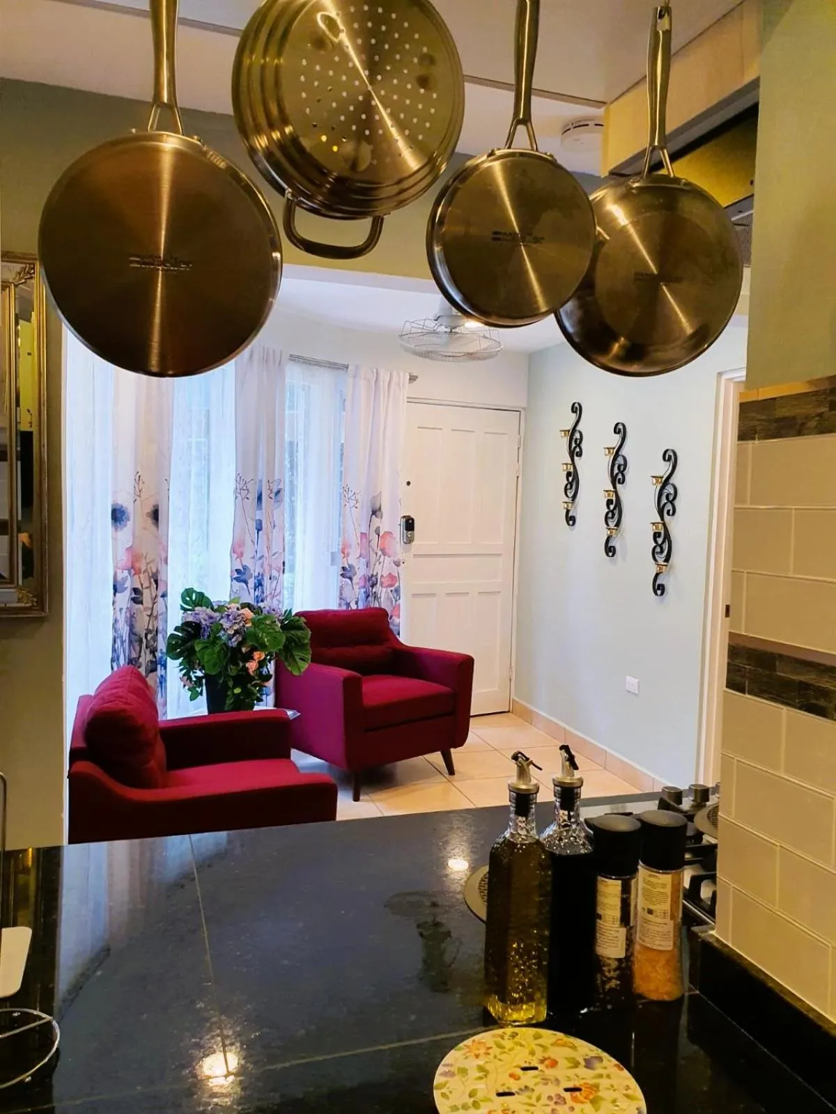 Seating area in El Encanto Condominiums
