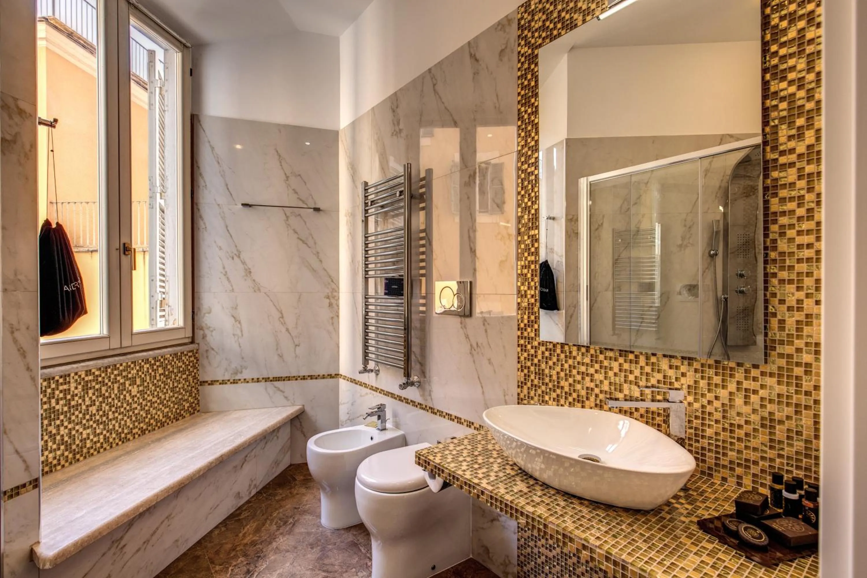 Bathroom in La Foresteria Luxury Suites