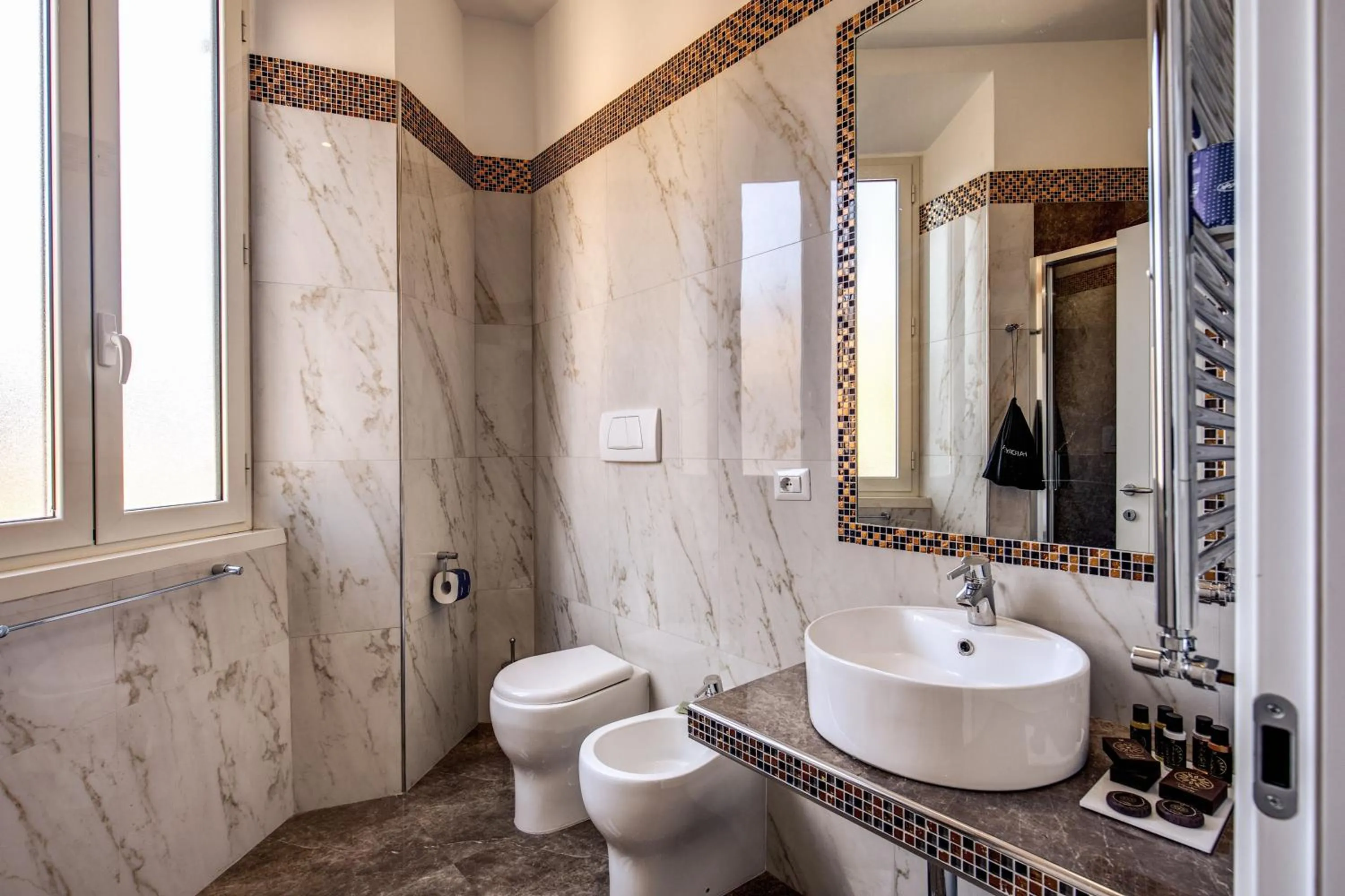 Bathroom in La Foresteria Luxury Suites