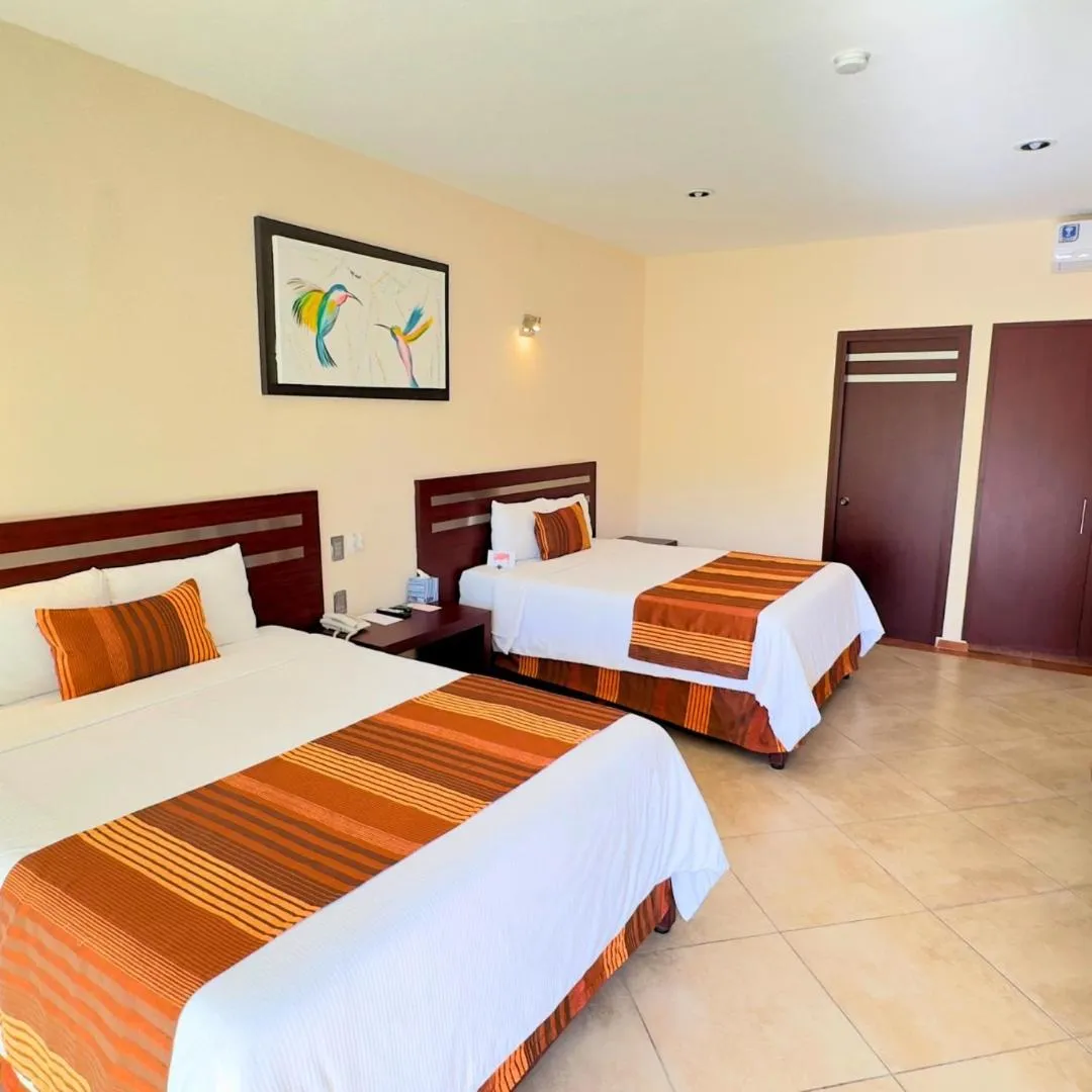 Bed in Hotel Quinta Tequisquiapan