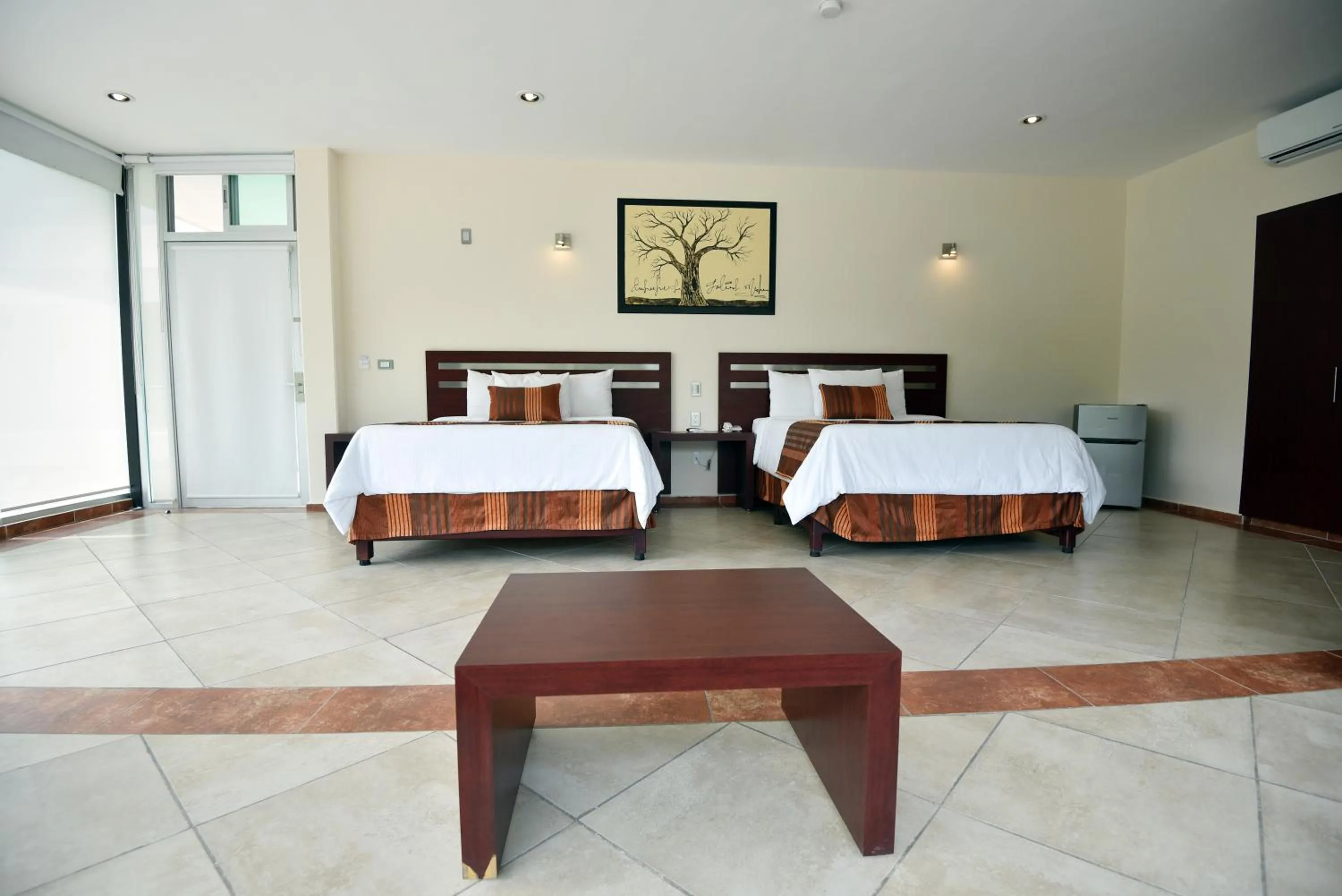 Bed in Hotel Quinta Tequisquiapan