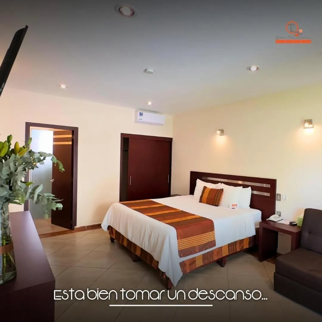 Bed in Hotel Quinta Tequisquiapan