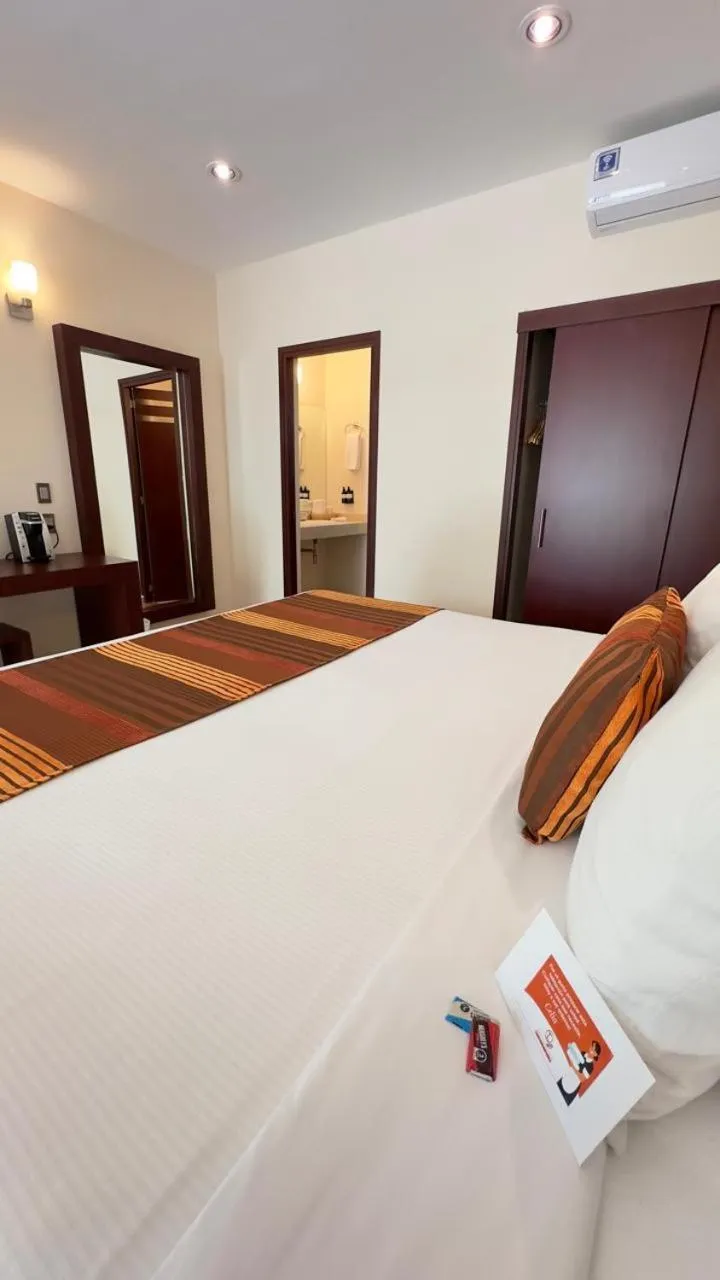 Bed in Hotel Quinta Tequisquiapan