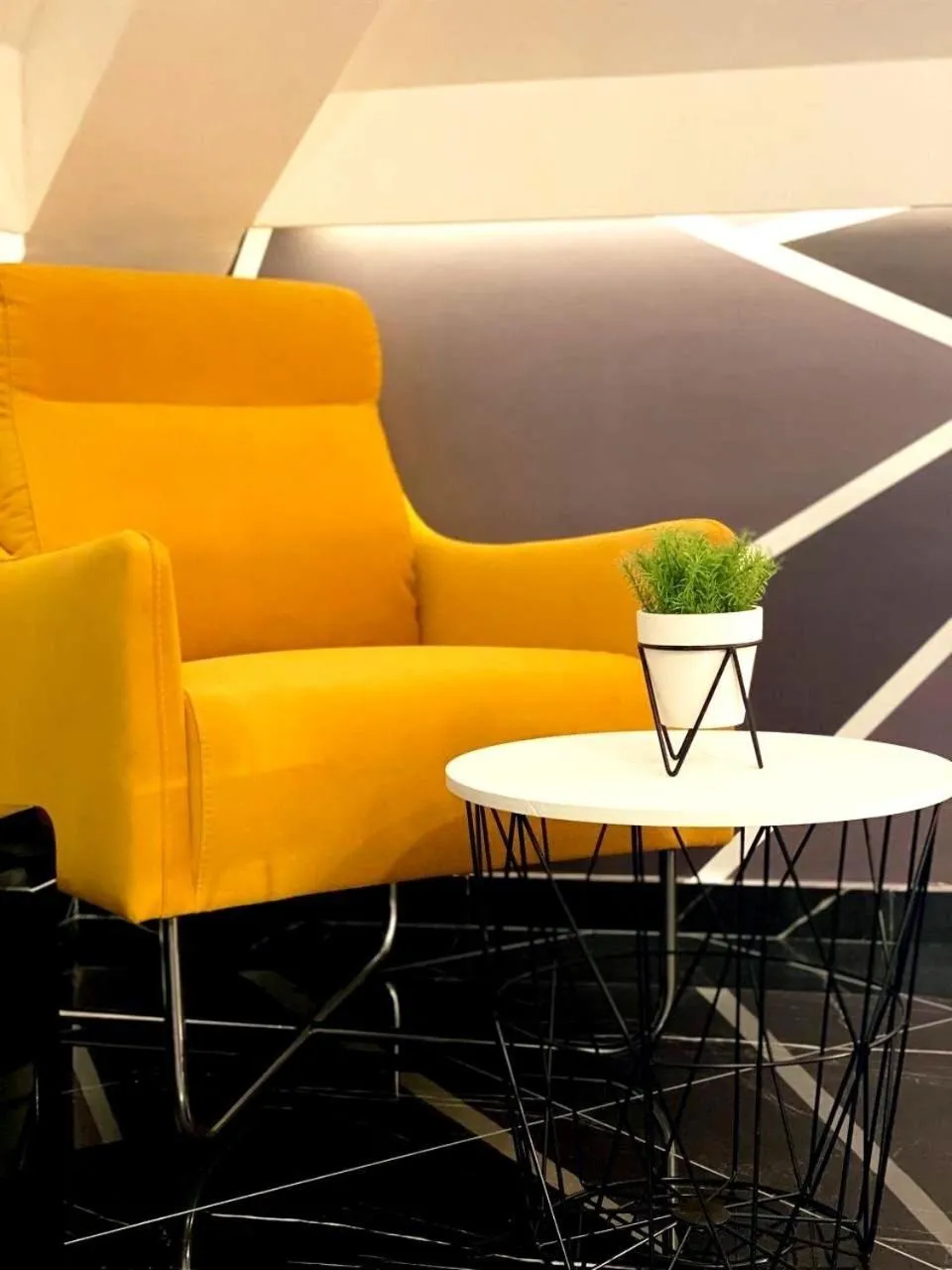 Seating area in D & Sons Apartments