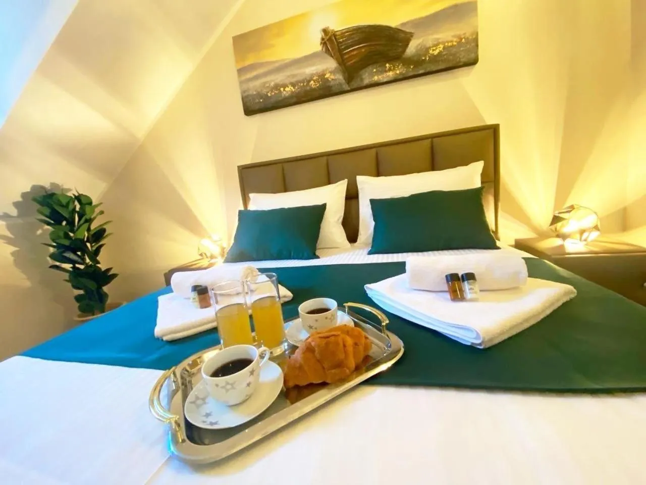 Bedroom, Bed in D & Sons Apartments