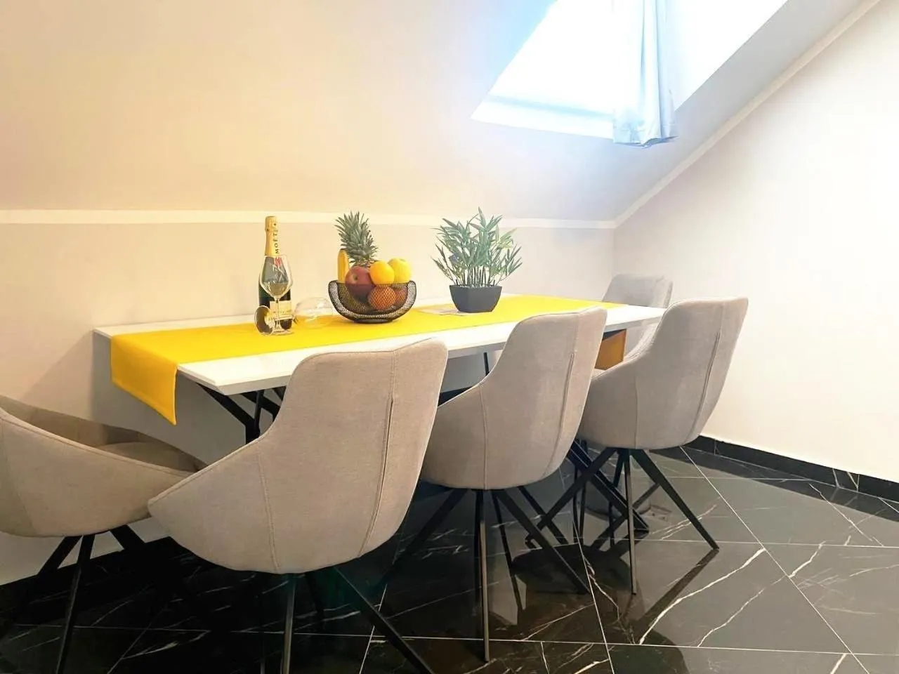 Dining area in D & Sons Apartments