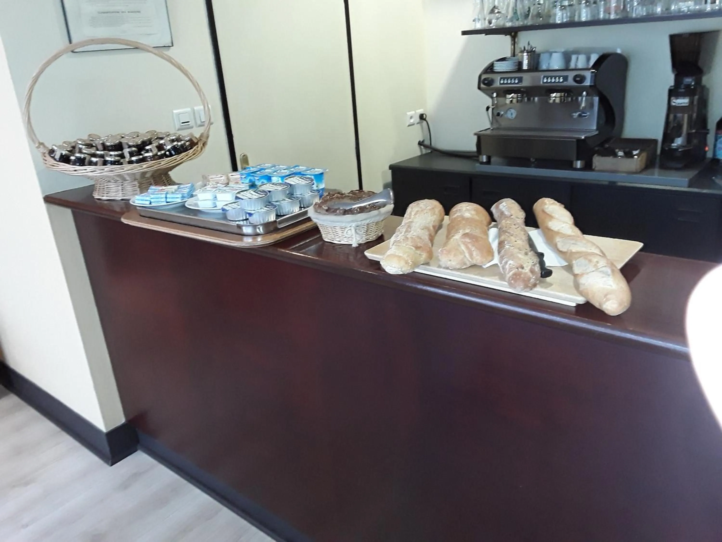 Buffet breakfast in Hotel Dorele