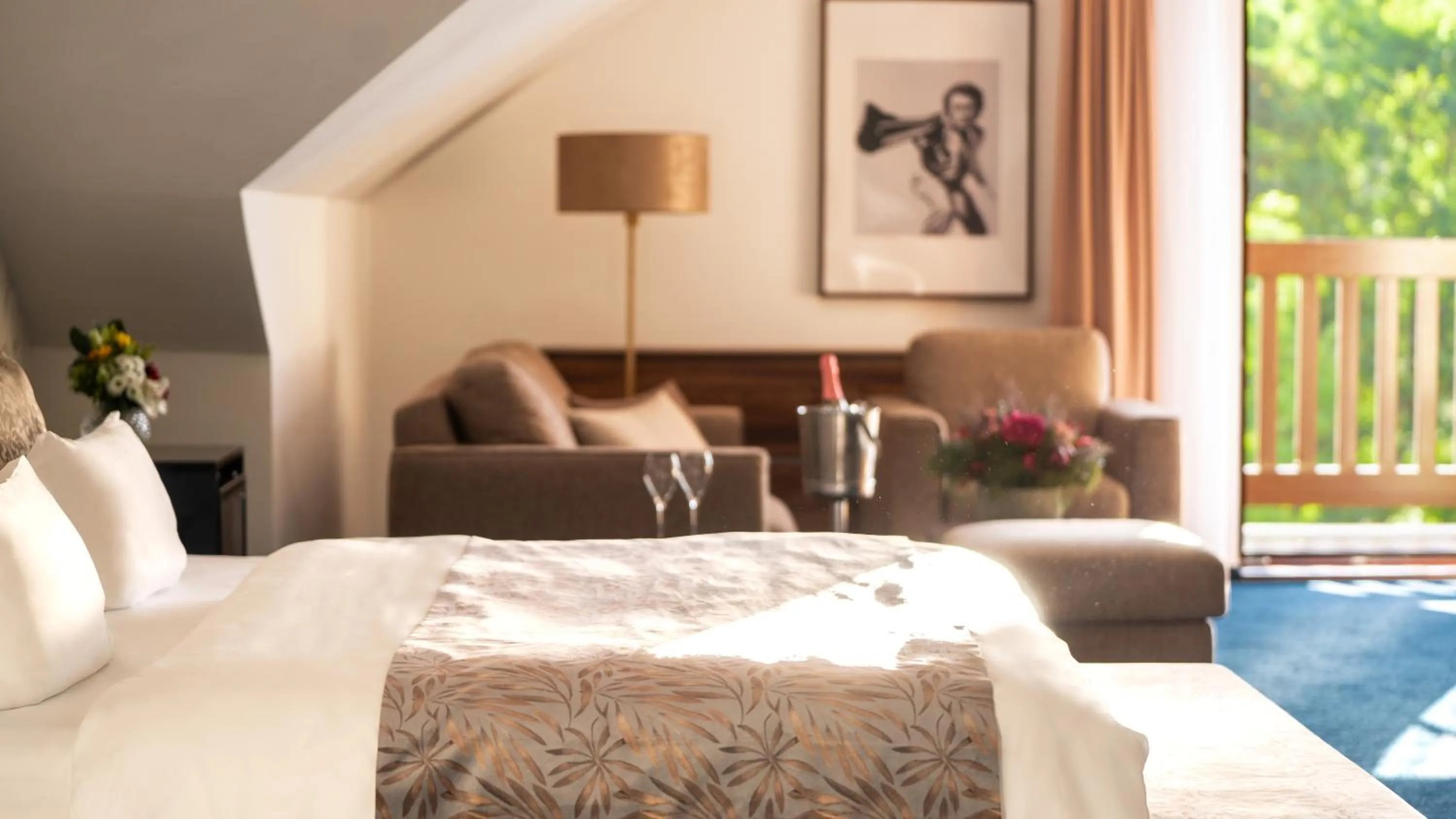 Bedroom in Hotel Savoy Špindlerův Mlýn