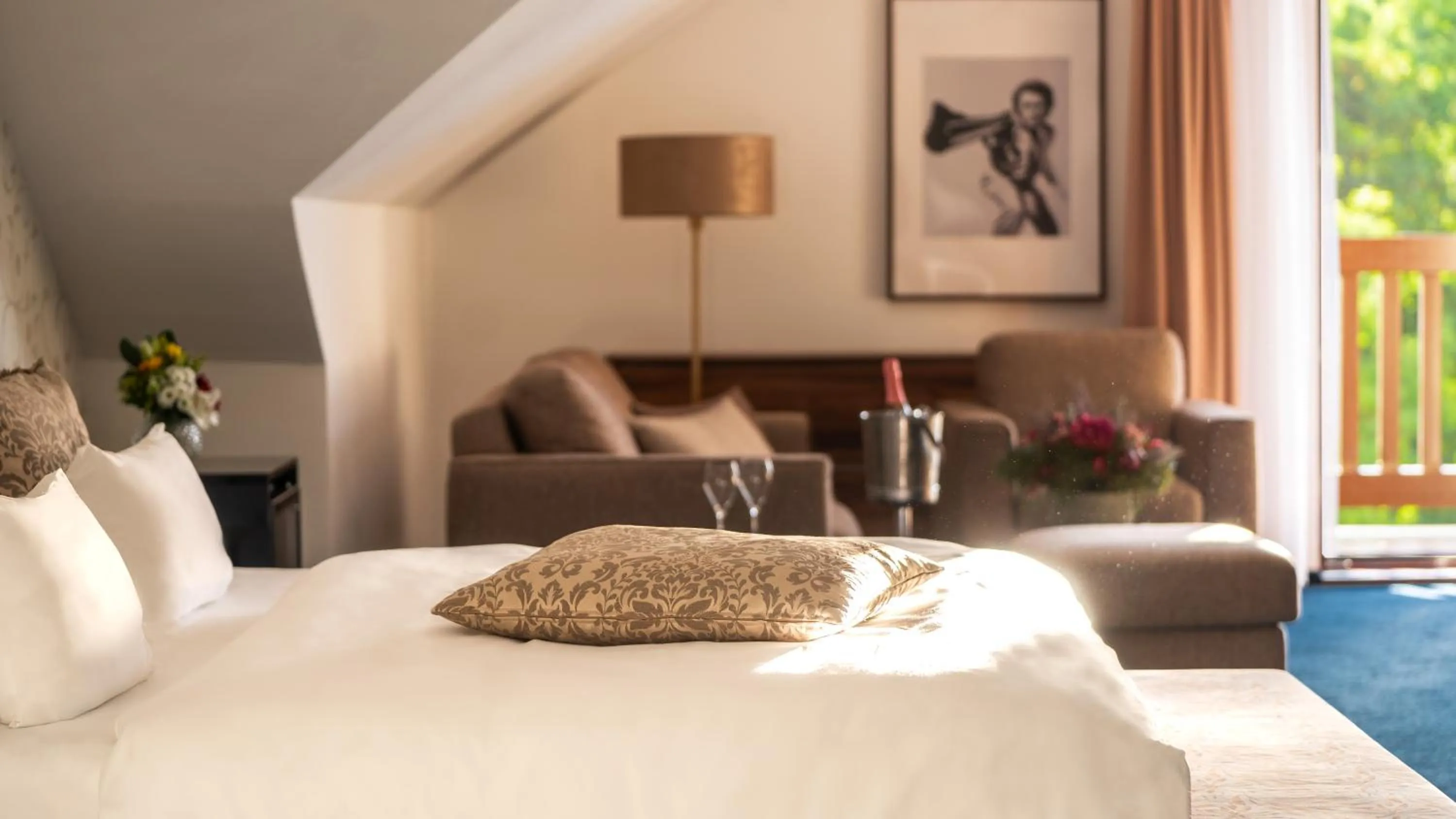 Bed in Hotel Savoy Špindlerův Mlýn