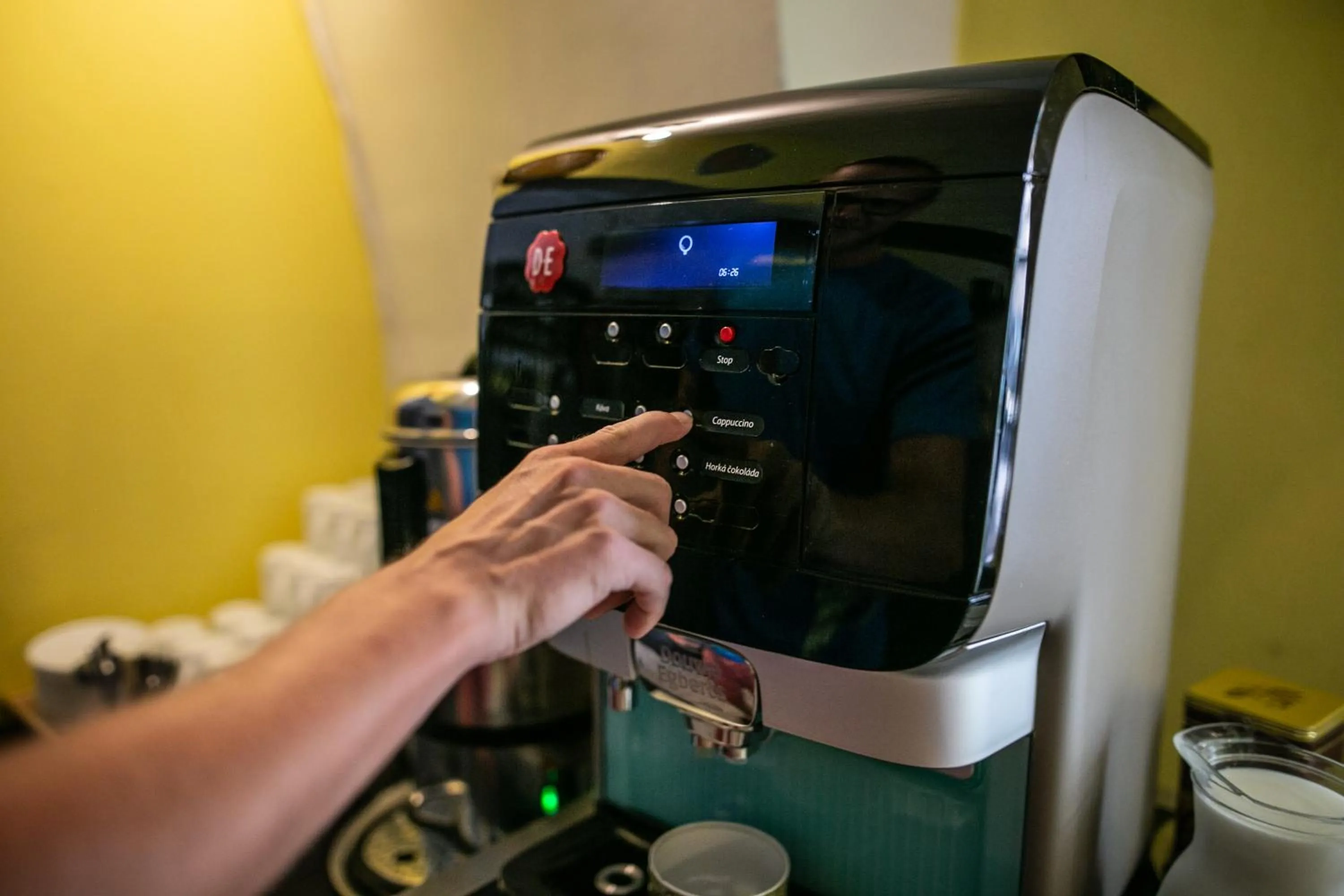 Buffet breakfast in Hotel Morava