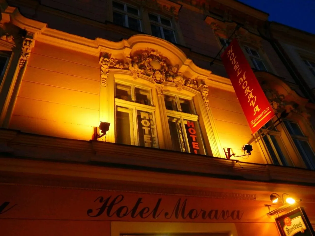 Night in Hotel Morava