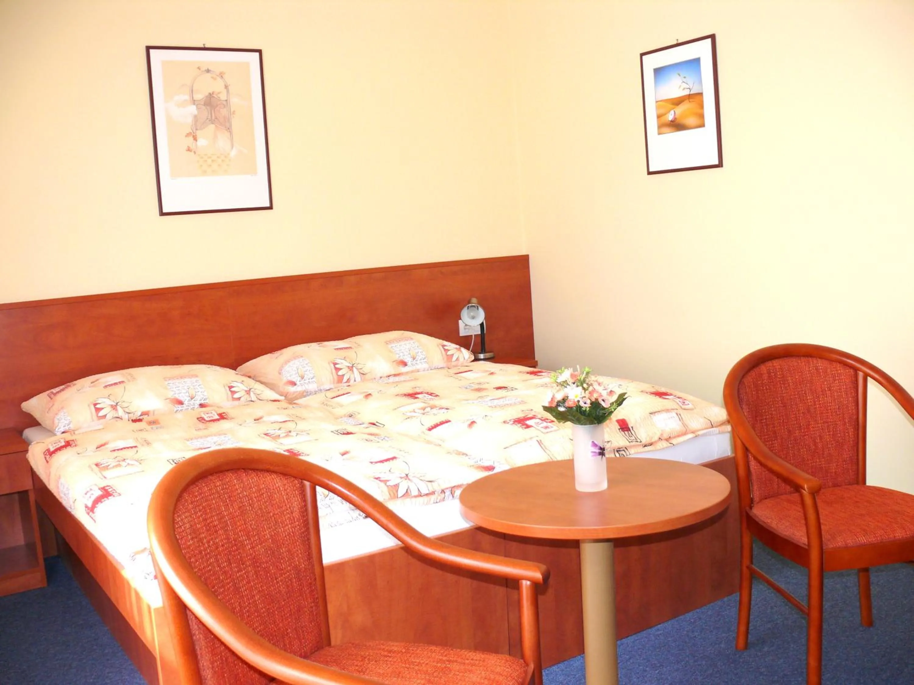Bed in Hotel Morava